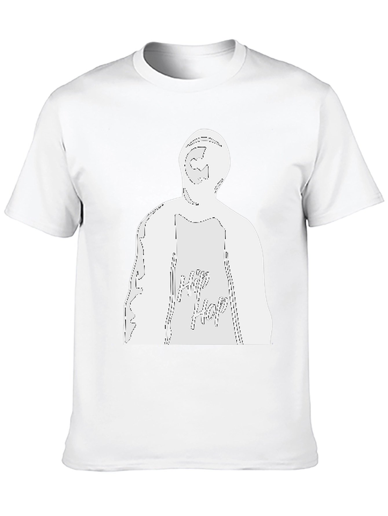 Hip Hop Graphic Black T-Shirt - Streetwear Style
