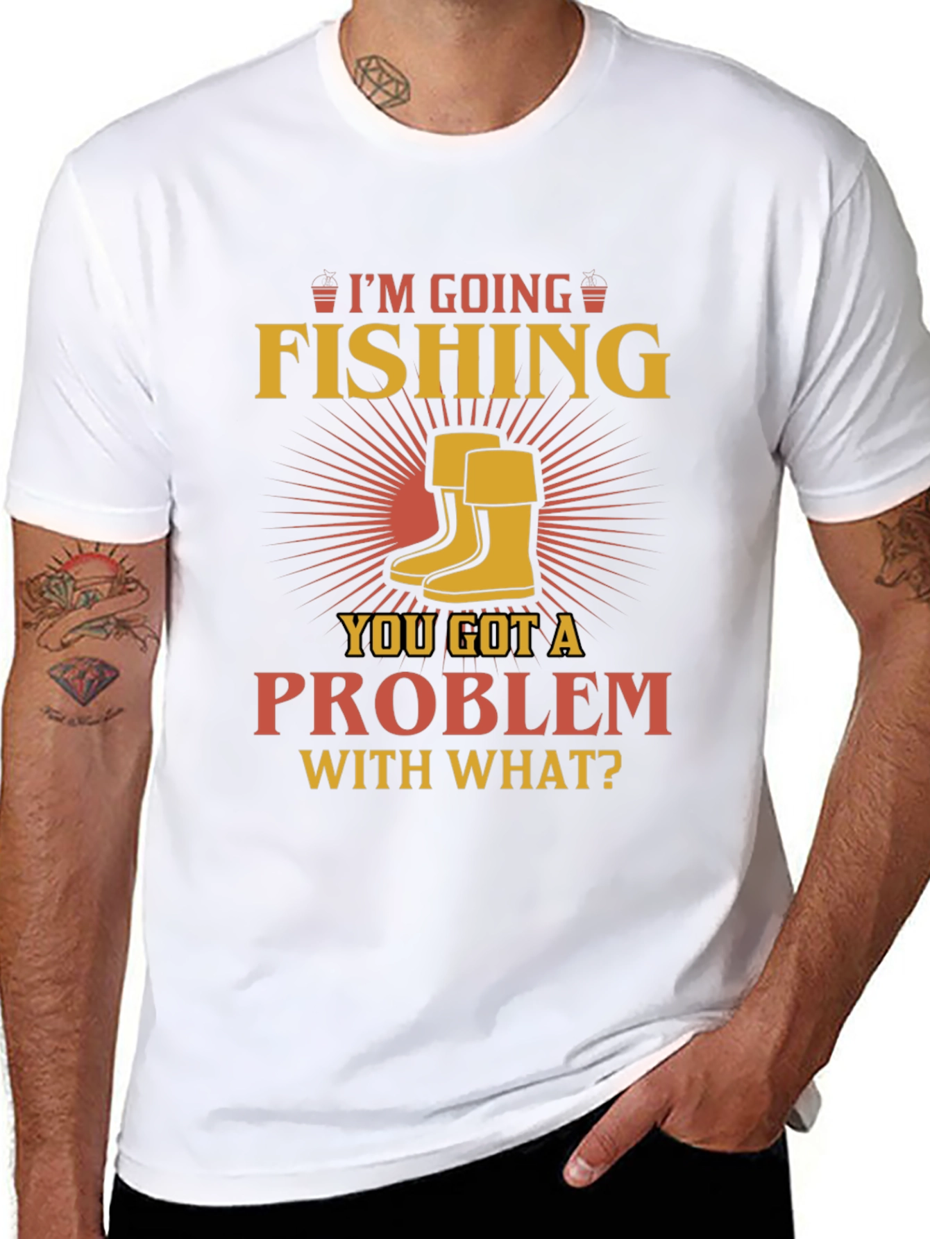 Fishing Graphic T-Shirt - Im Going Fishing