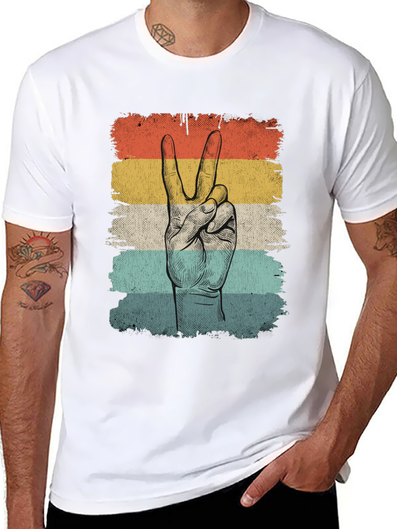 Retro Peace Sign T-Shirt