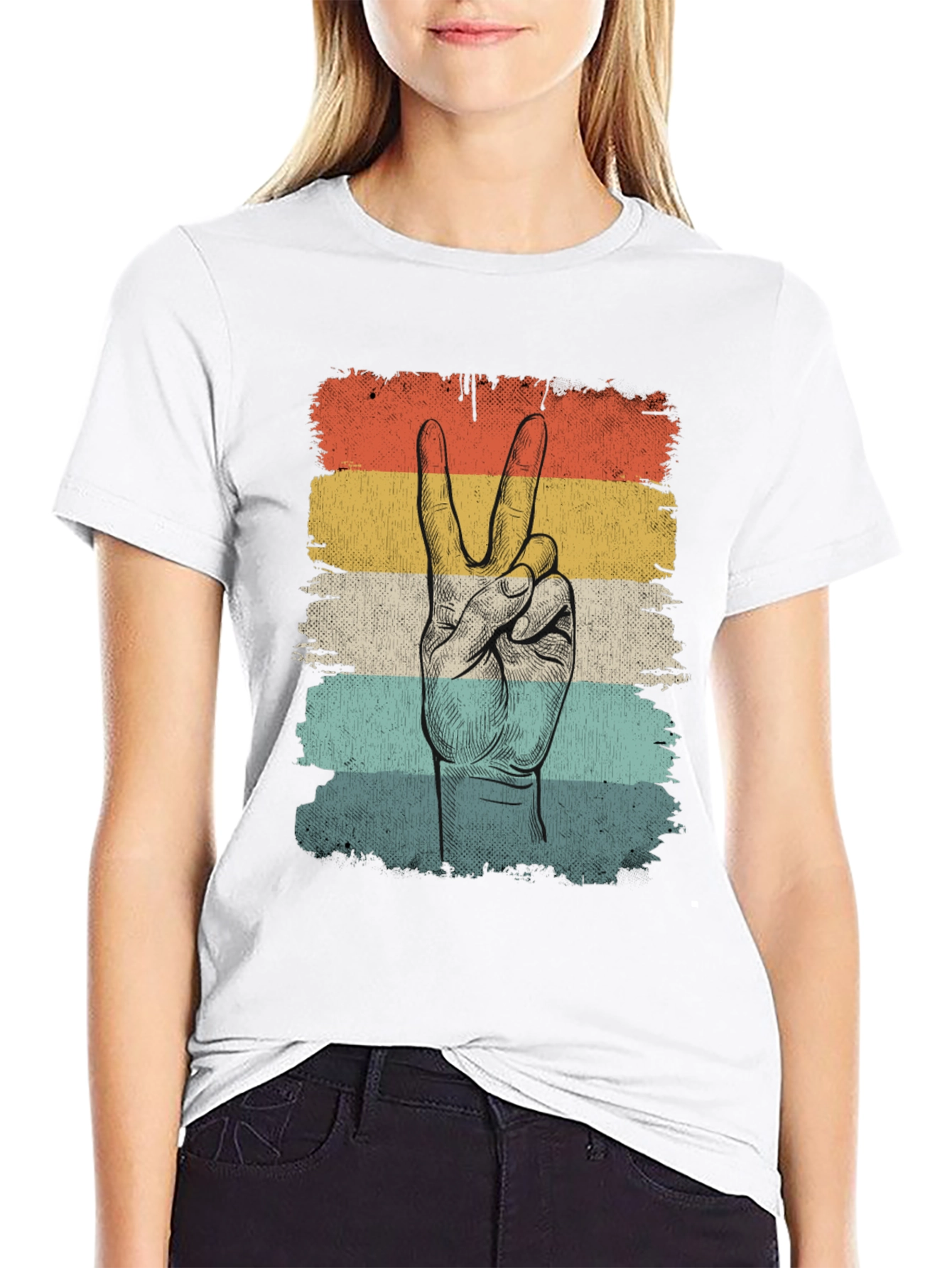 Retro Peace Sign T-Shirt
