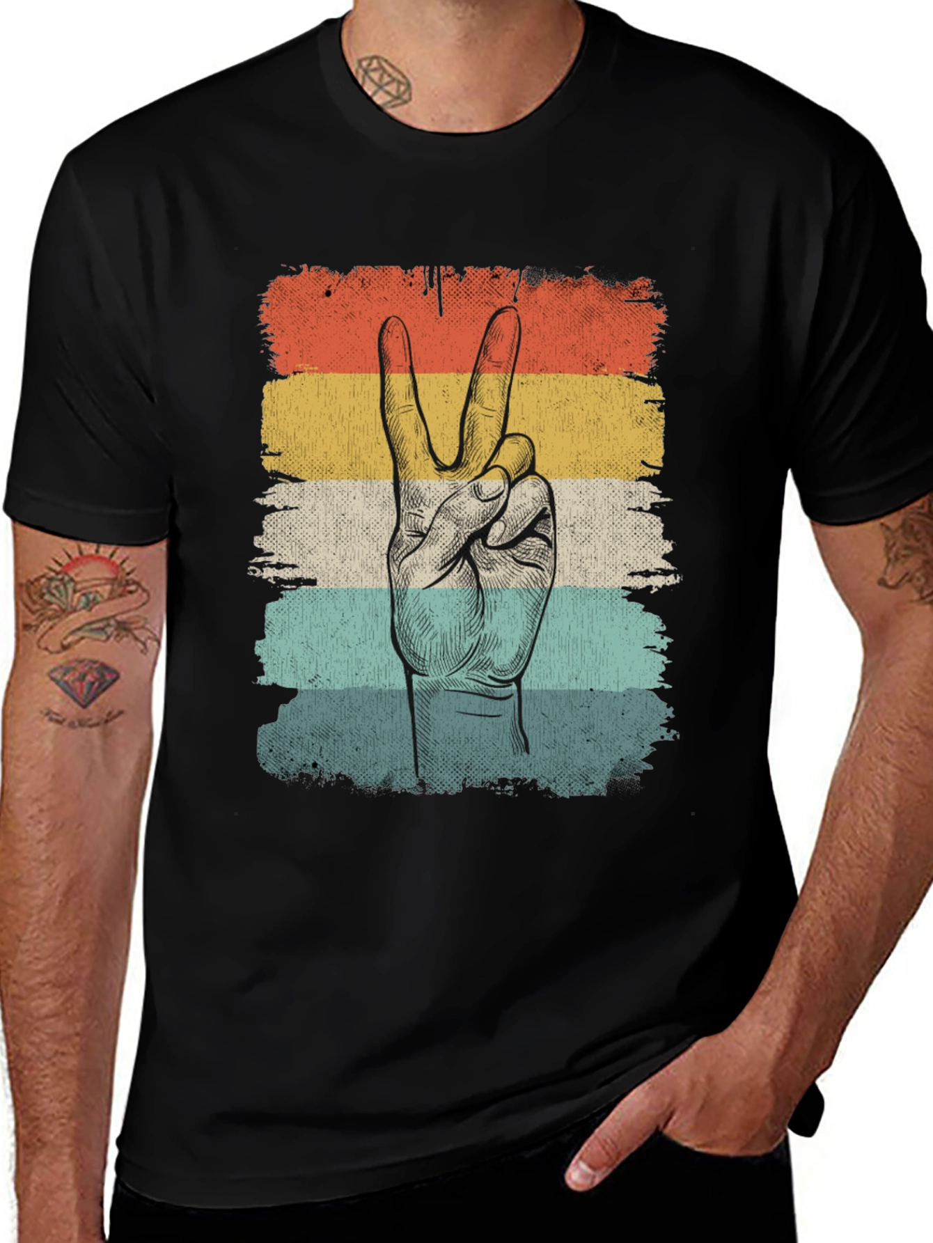 Retro Peace Sign T-Shirt