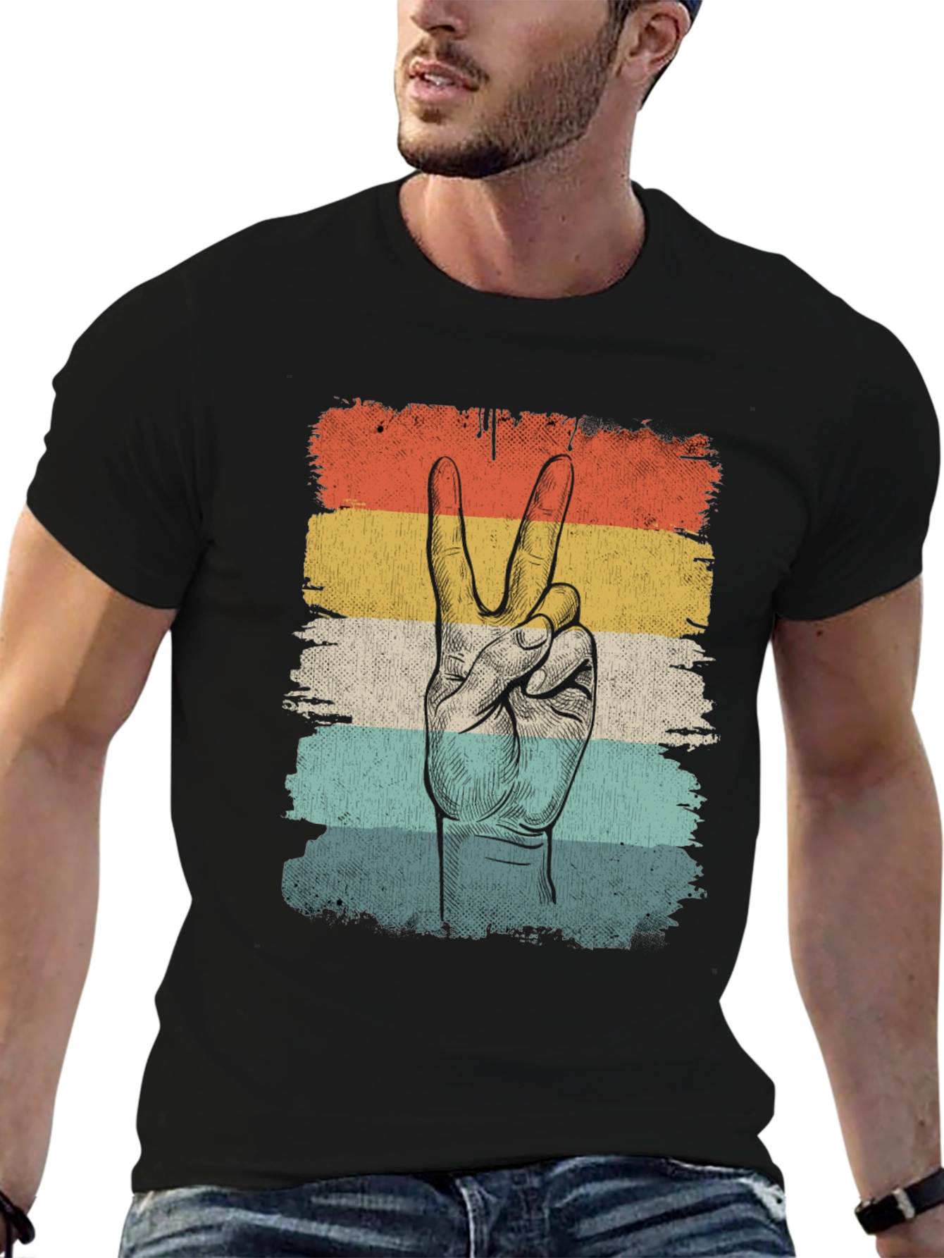 Retro Peace Sign T-Shirt
