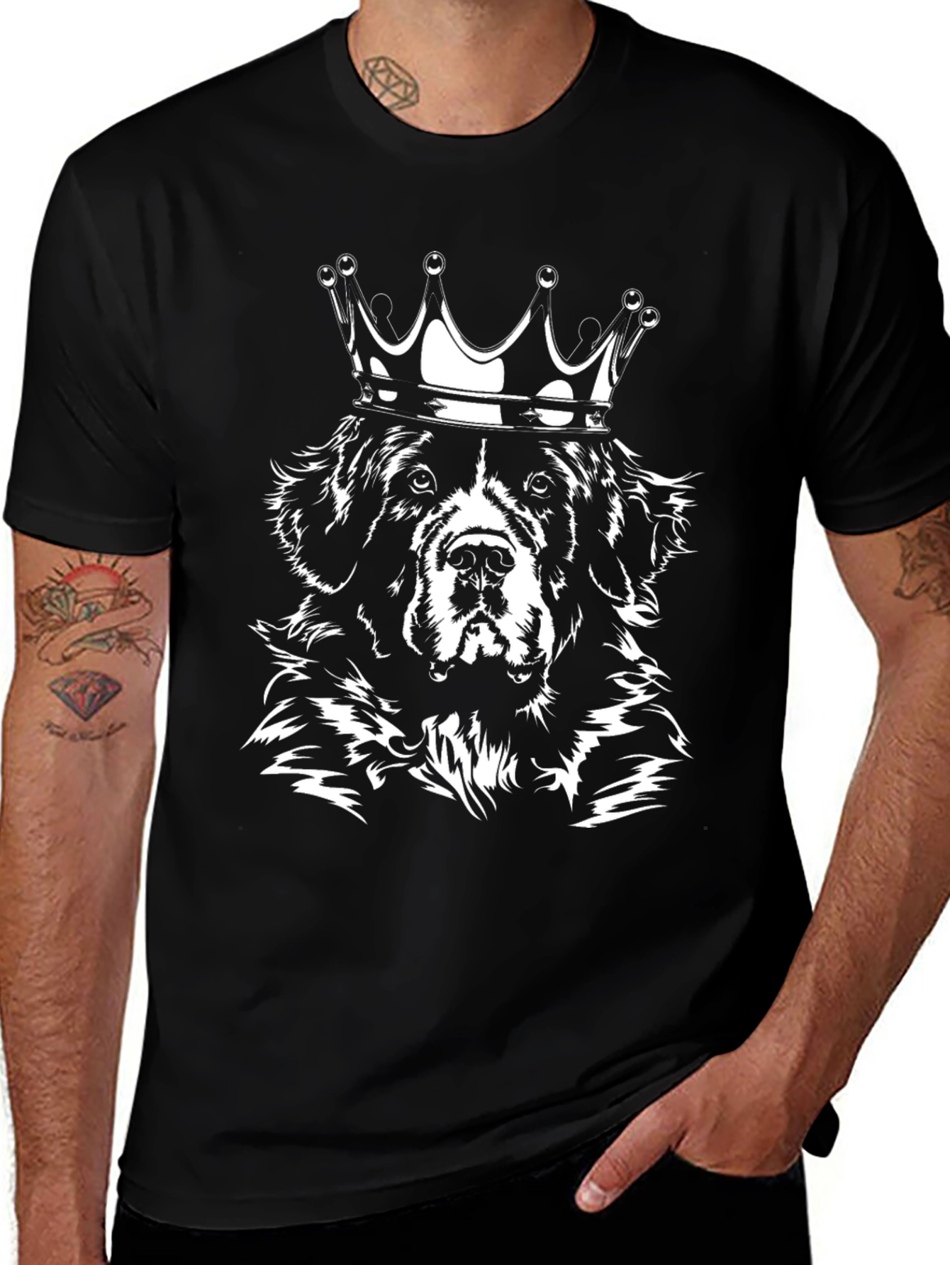 Dog King Graphic Tee - Black