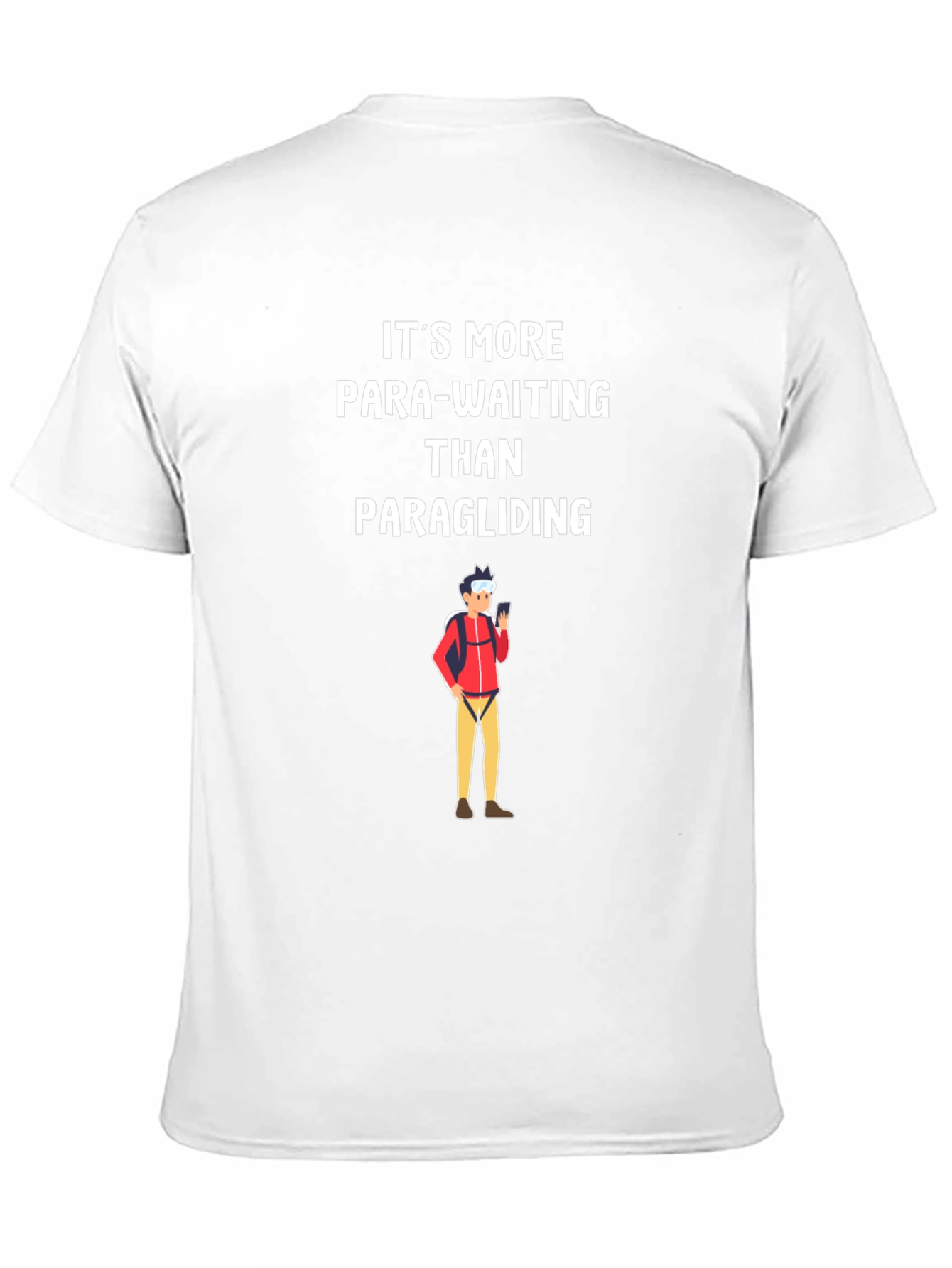 Para-Waiting T-Shirt: Funny Paragliding Tee