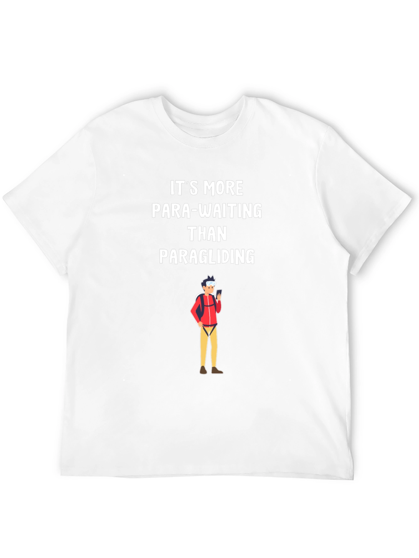 Para-Waiting T-Shirt: Funny Paragliding Tee