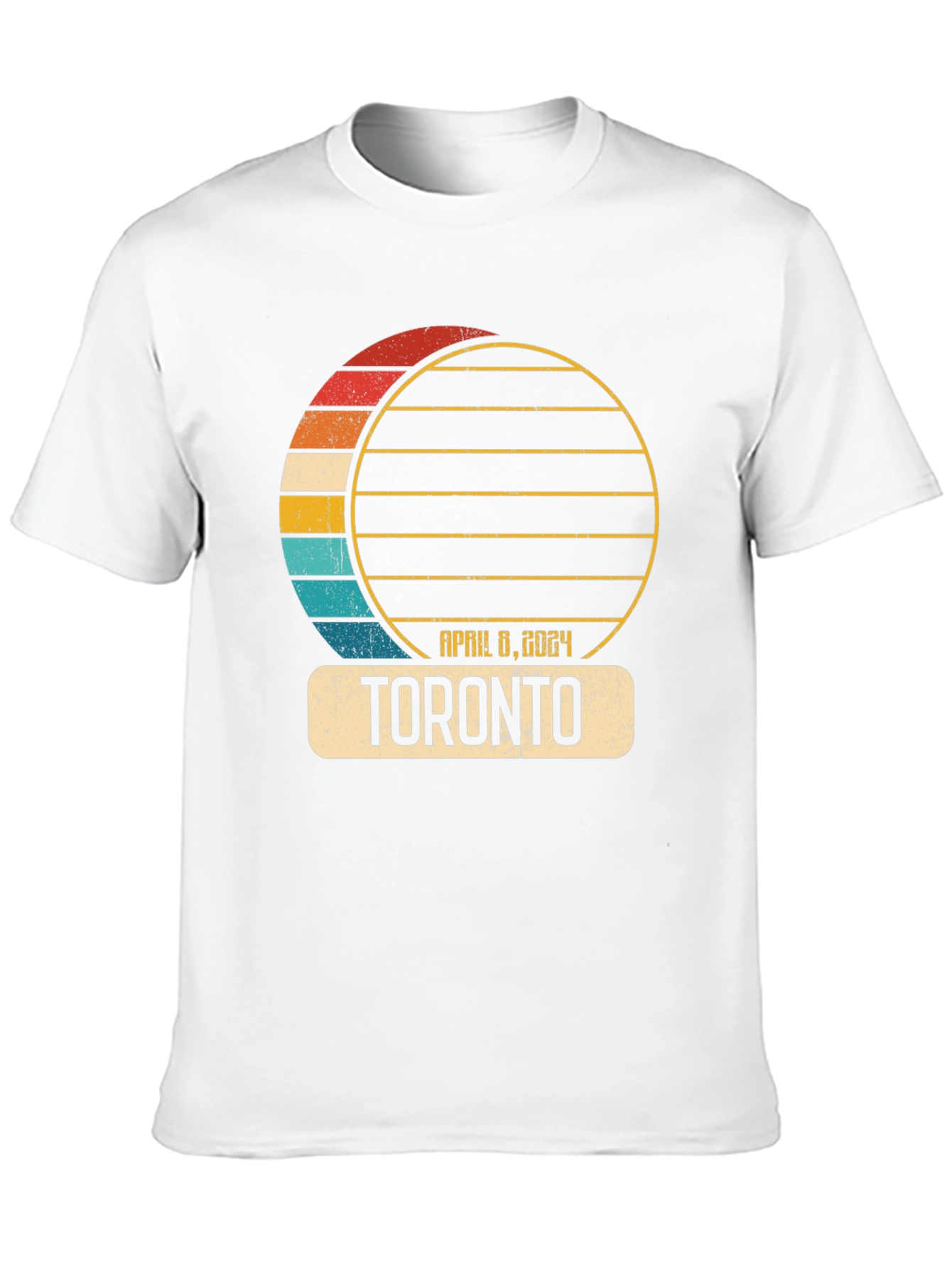Toronto Eclipse April 8 2024 Mens T-Shirt