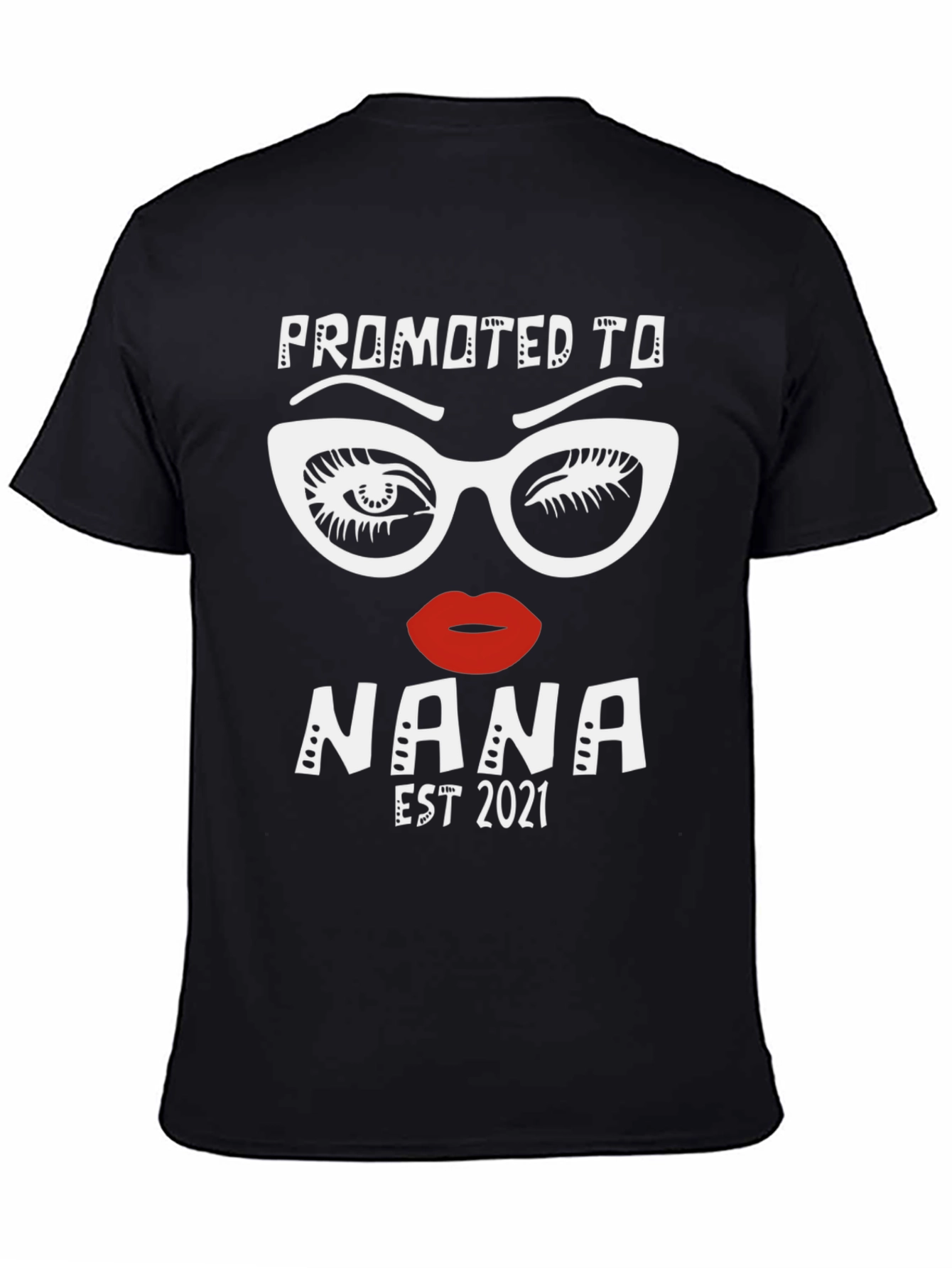 Promoted to Nana Est 2021 Graphic T-Shirt