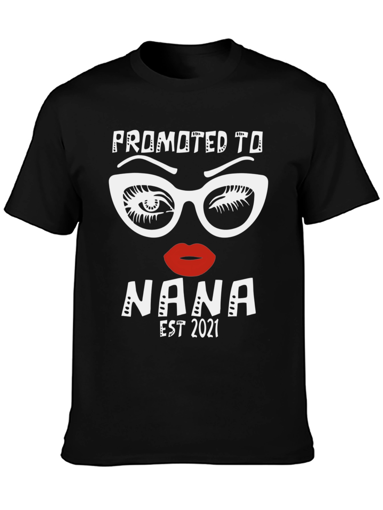Promoted to Nana Est 2021 Graphic T-Shirt