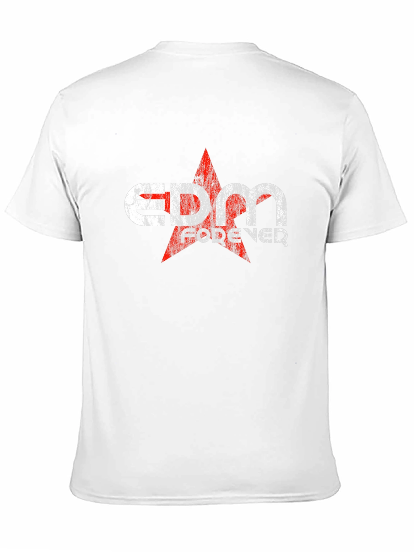 EDM Forever Graphic Print Black T-Shirt