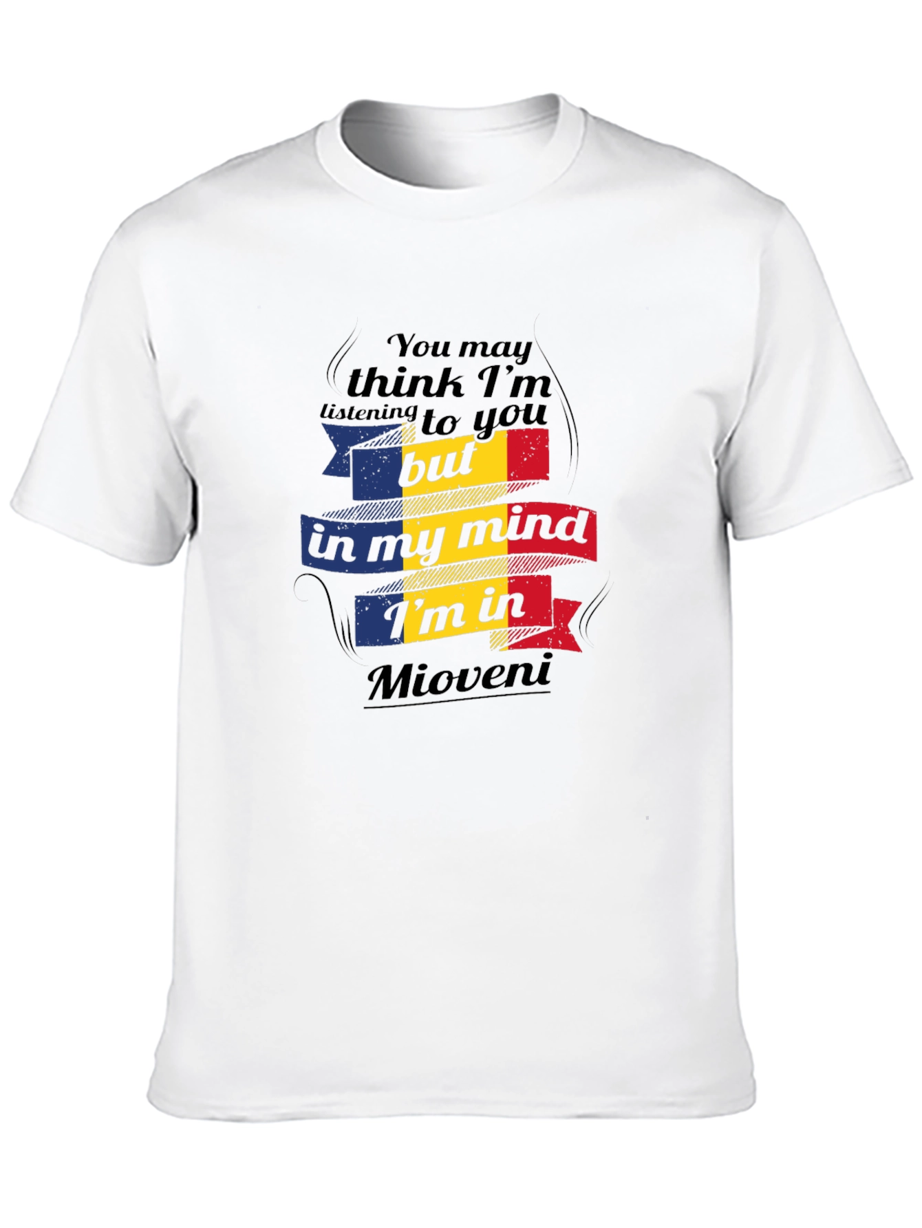 Mioveni Mind T-Shirt: Romanian Flag Design