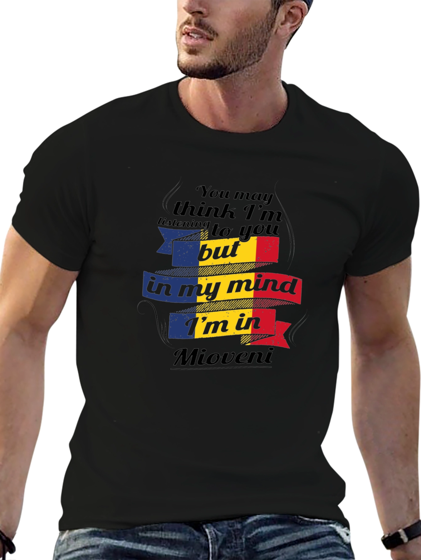 Mioveni Mind T-Shirt: Romanian Flag Design