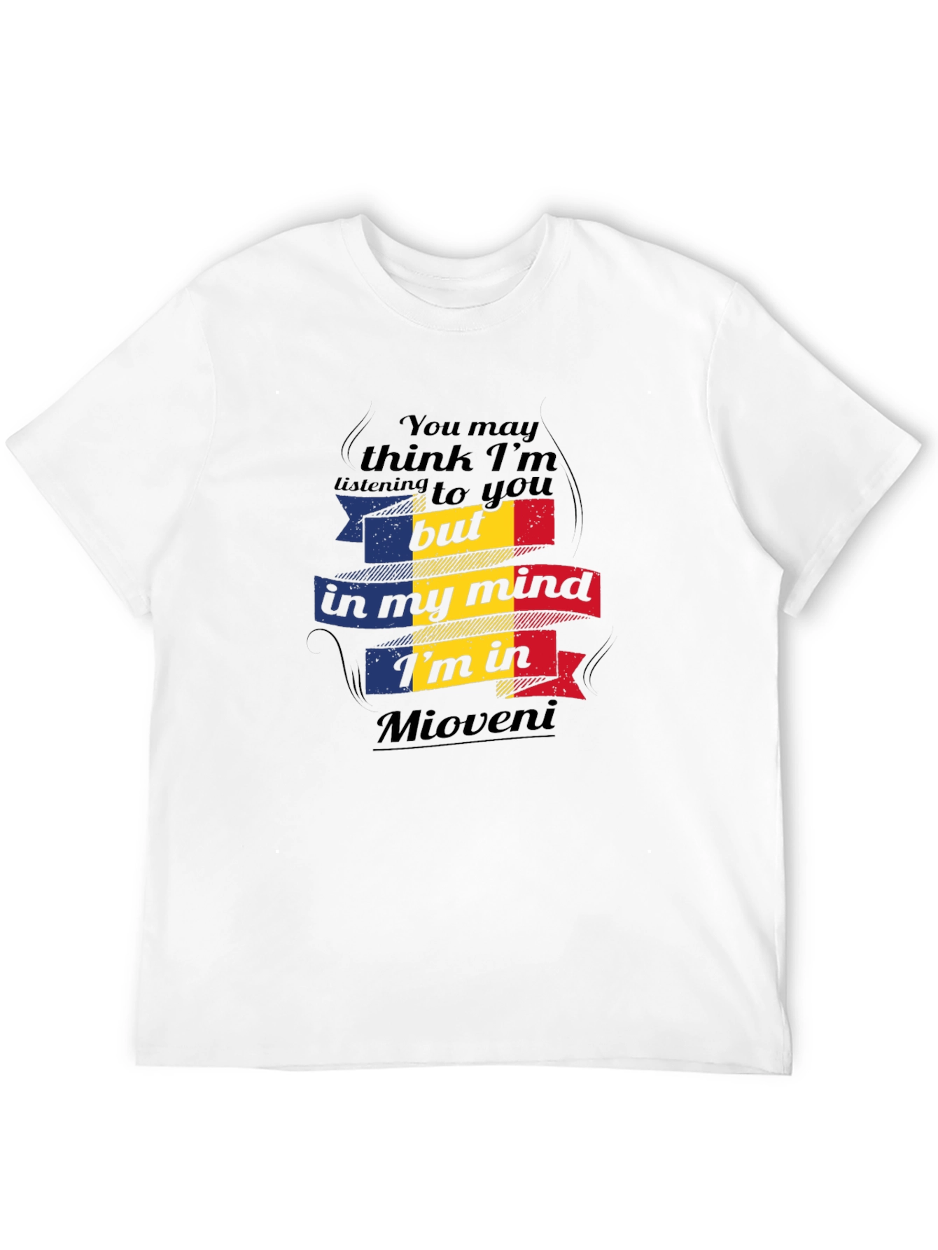 Mioveni Mind T-Shirt: Romanian Flag Design