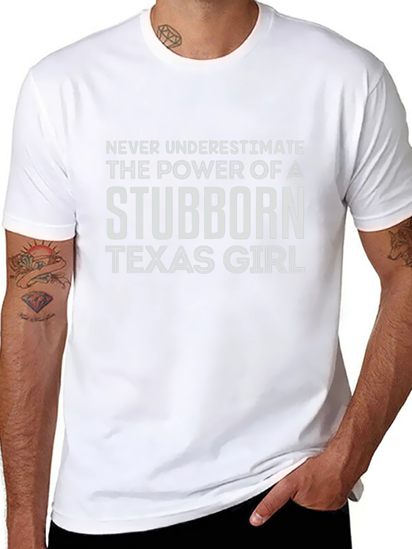 Stubborn Texas Girl Graphic T-Shirt