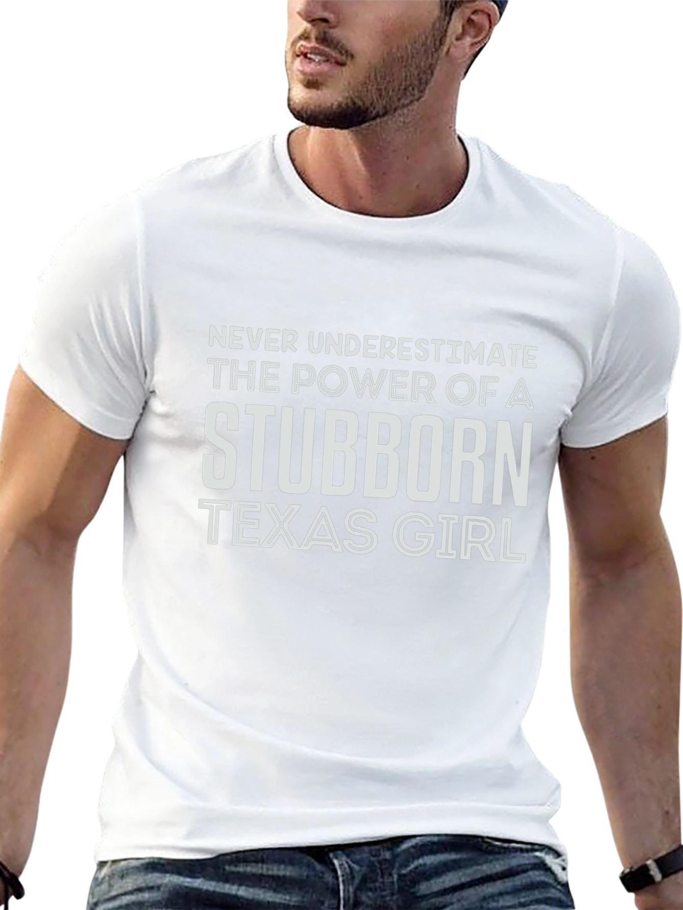 Stubborn Texas Girl Graphic T-Shirt