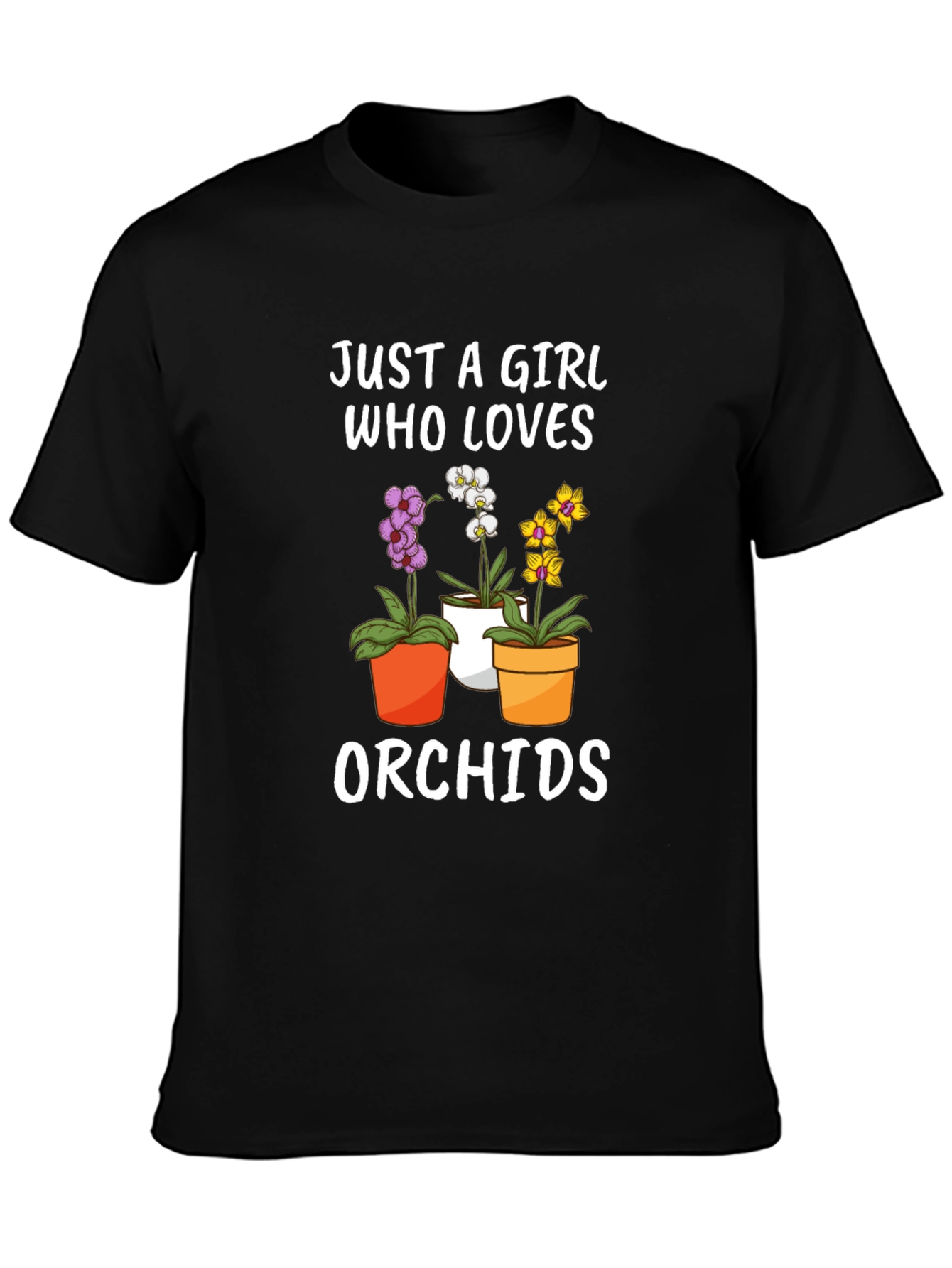 Just a Girl Who Loves Orchids T-Shirt
