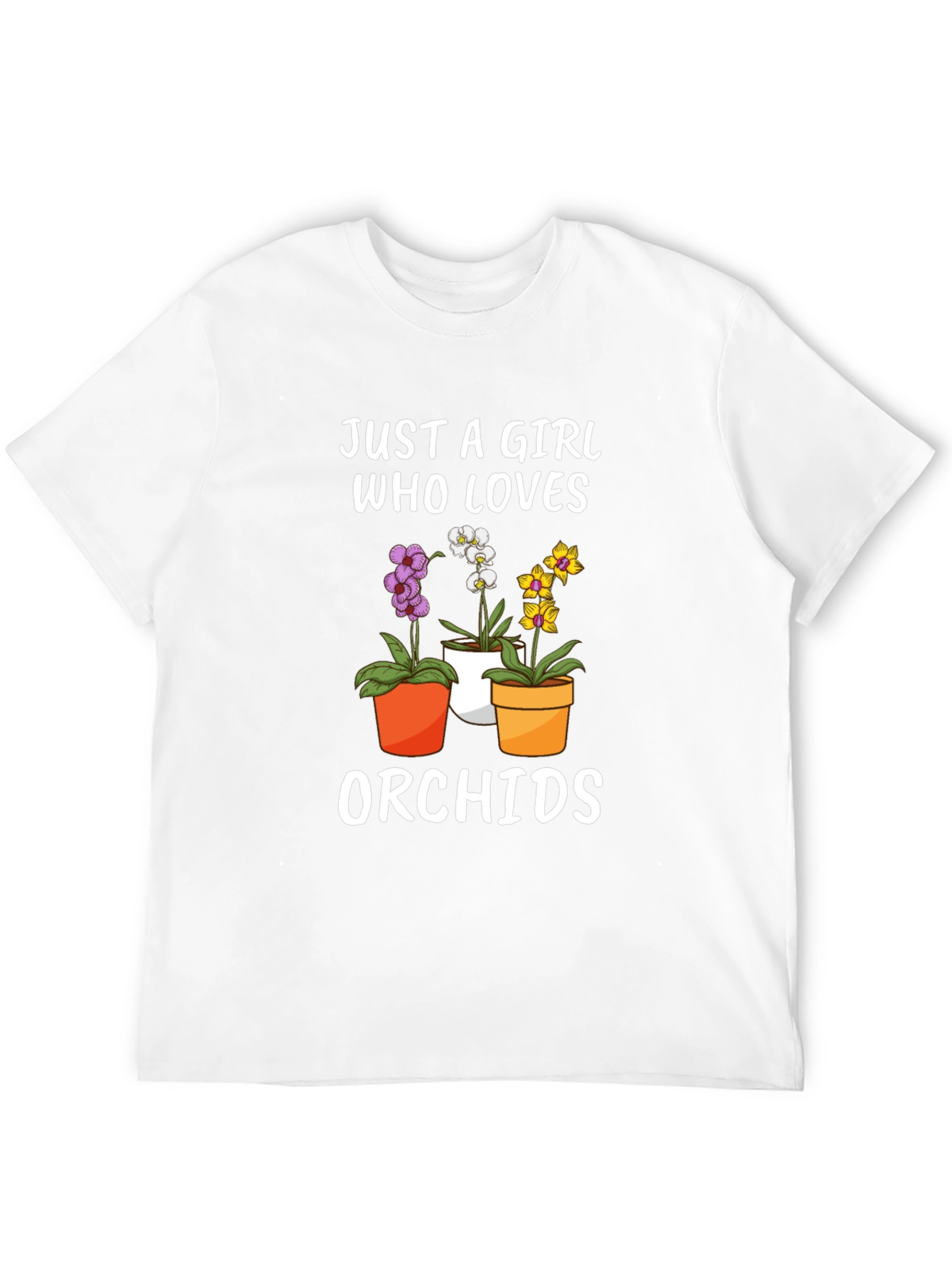 Just a Girl Who Loves Orchids T-Shirt