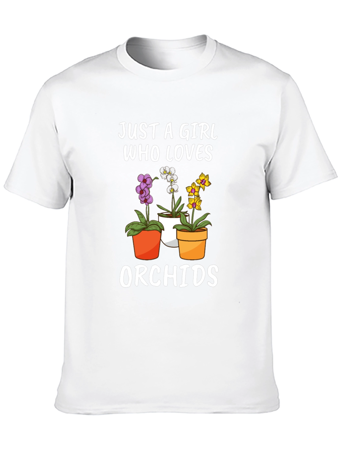 Just a Girl Who Loves Orchids T-Shirt