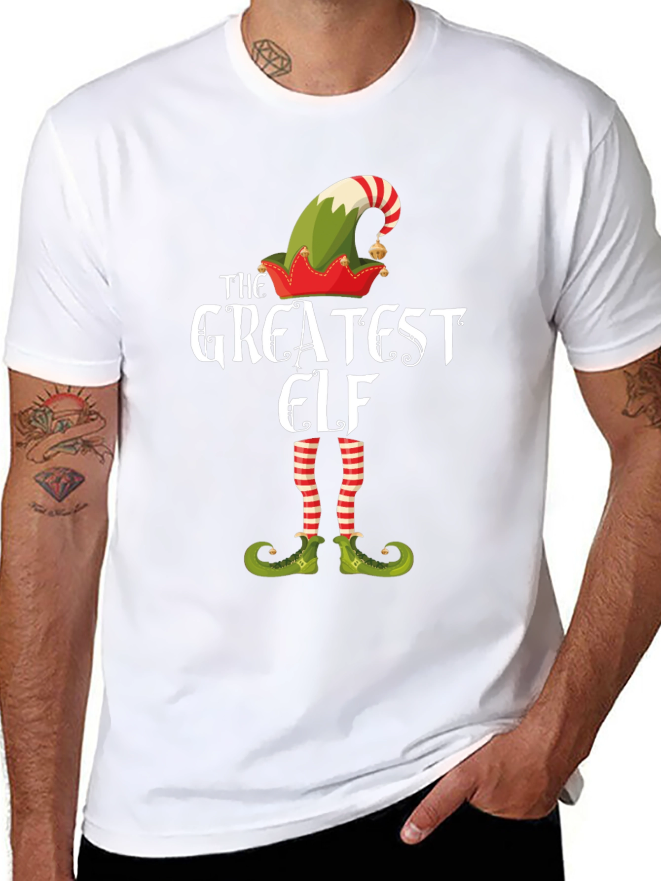 Greatest Elf Christmas T-Shirt Holiday Tee