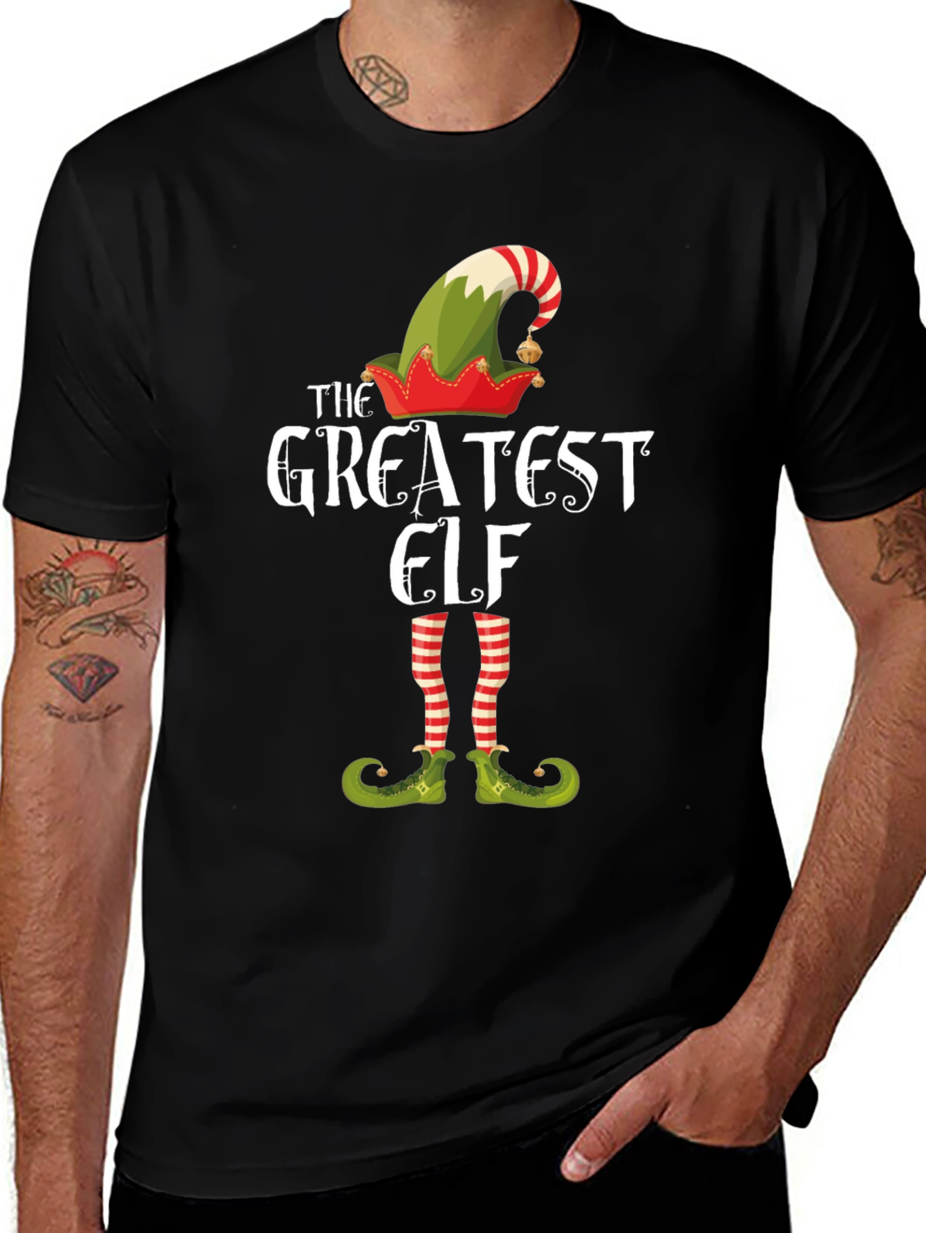 Greatest Elf Christmas T-Shirt Holiday Tee