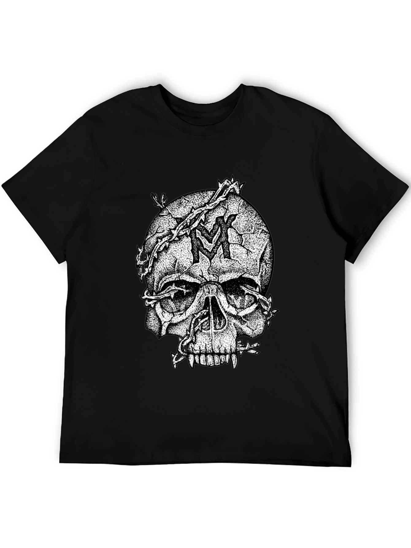 Skull Graphic Tee - Dark Fashion