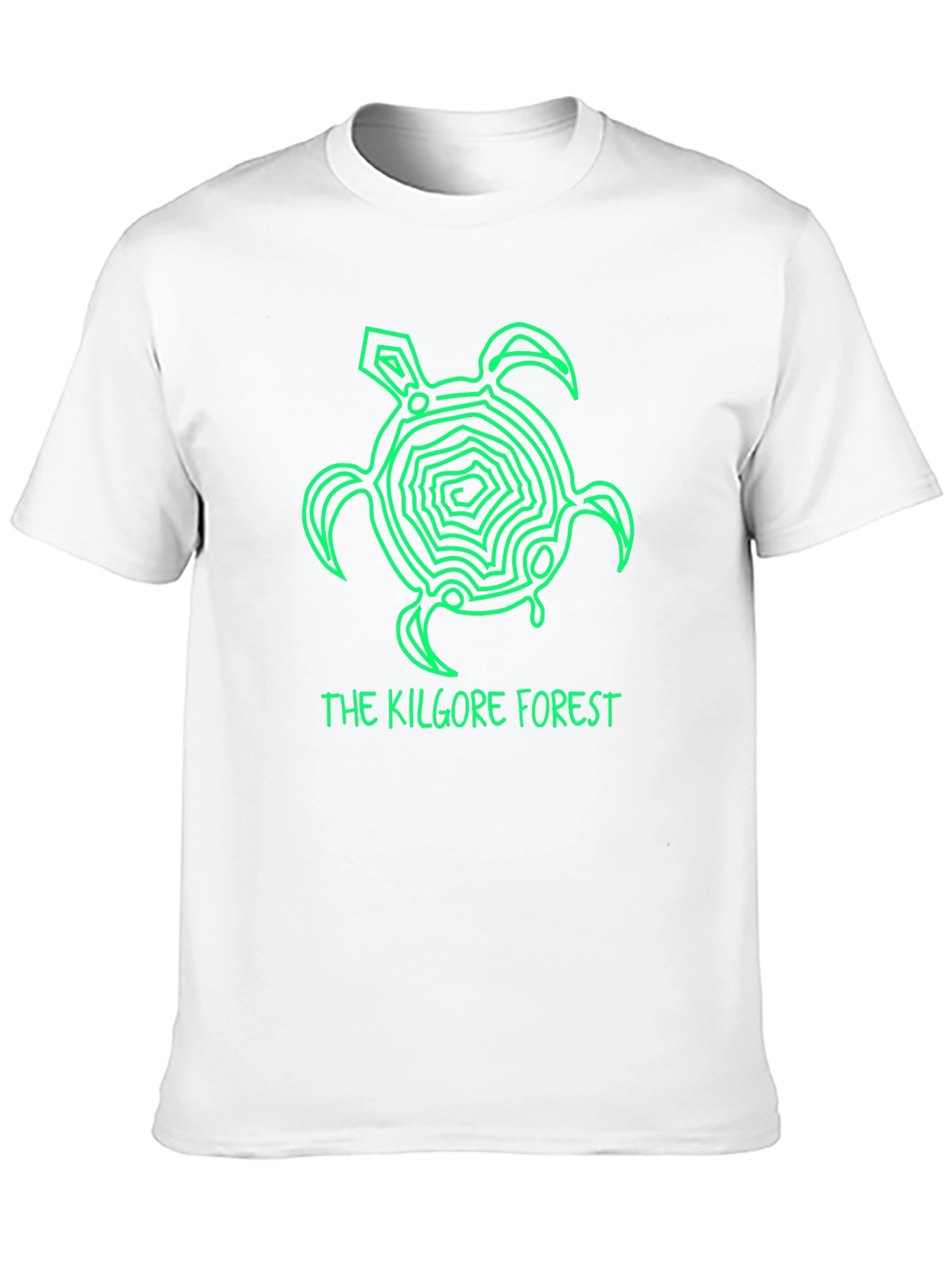 Kilgore Forest Green Turtle Black T-Shirt