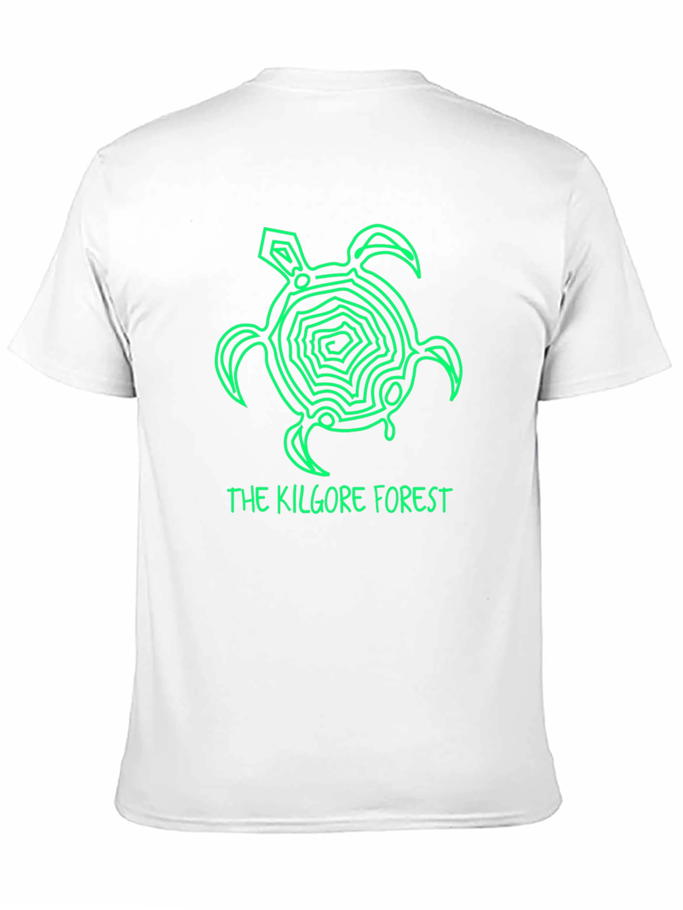 Kilgore Forest Green Turtle Black T-Shirt