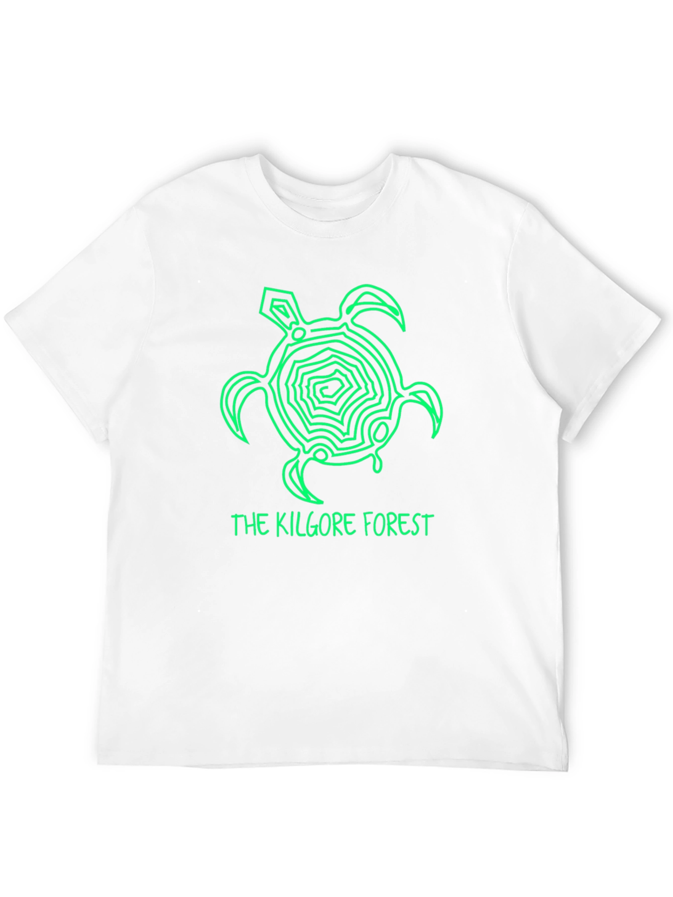 Kilgore Forest Green Turtle Black T-Shirt