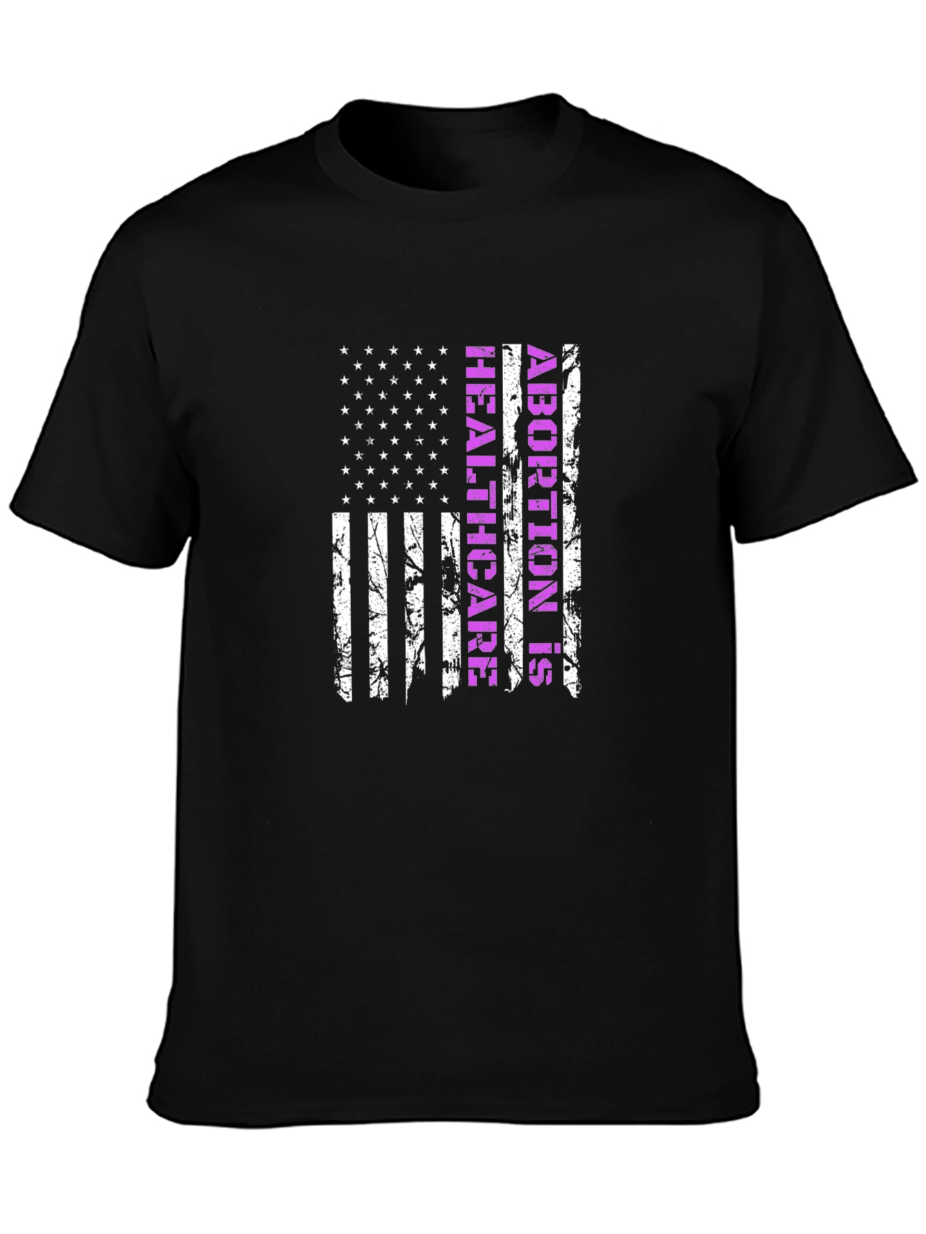 Abortion is Healthcare USA Flag T-Shirt