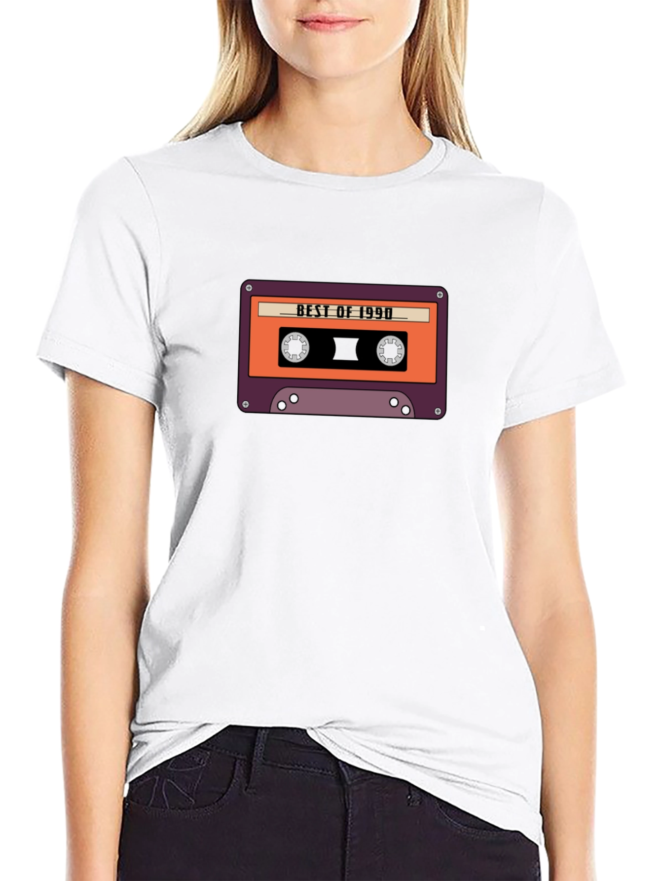 Retro Best of 1990 Cassette Tape Graphic Tee