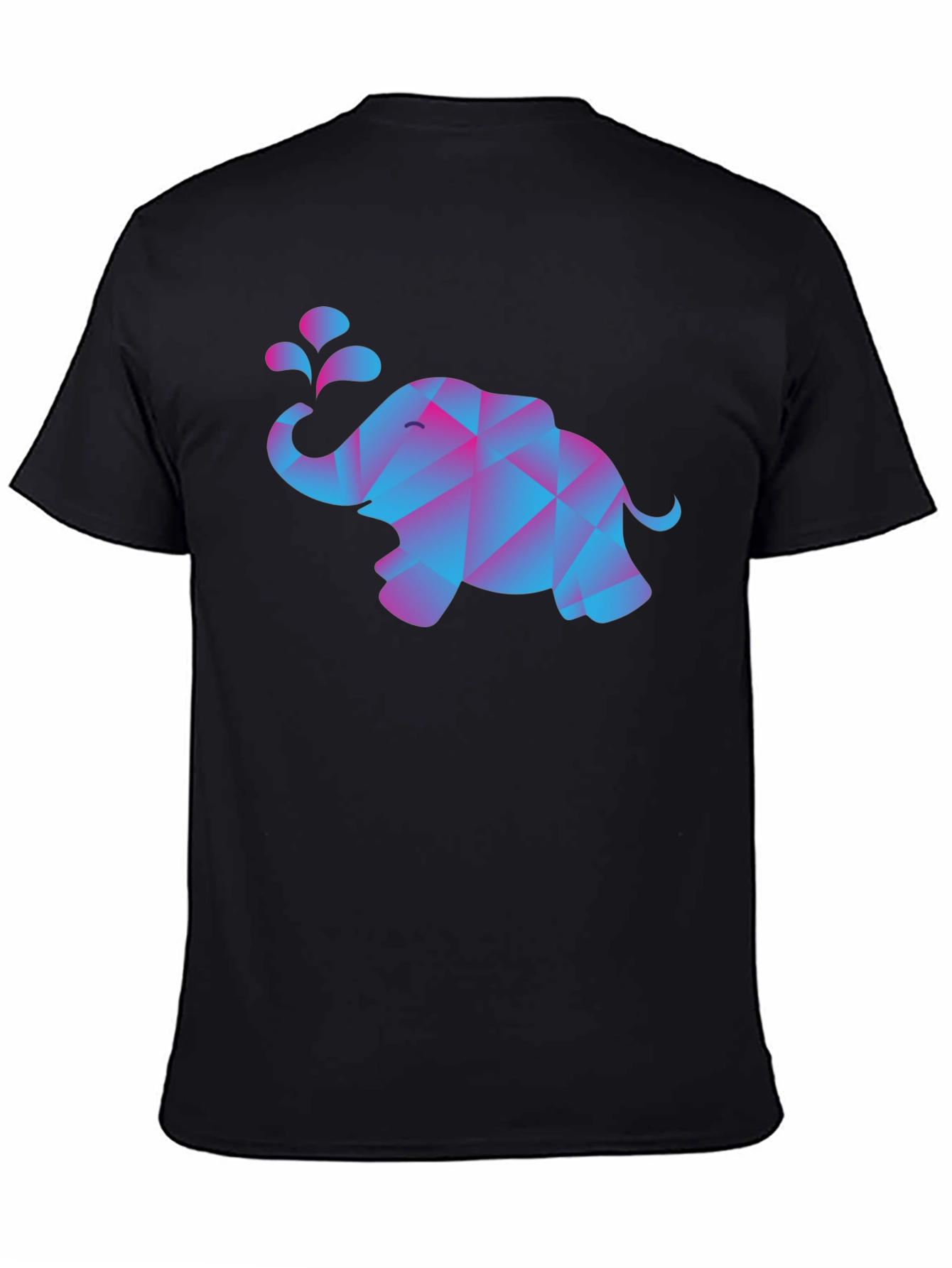 Geometric Elephant T-Shirt - Modern Abstract Design