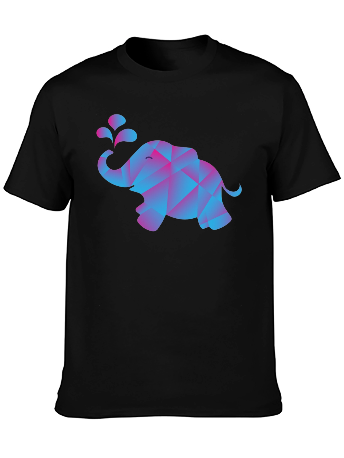 Geometric Elephant T-Shirt - Modern Abstract Design