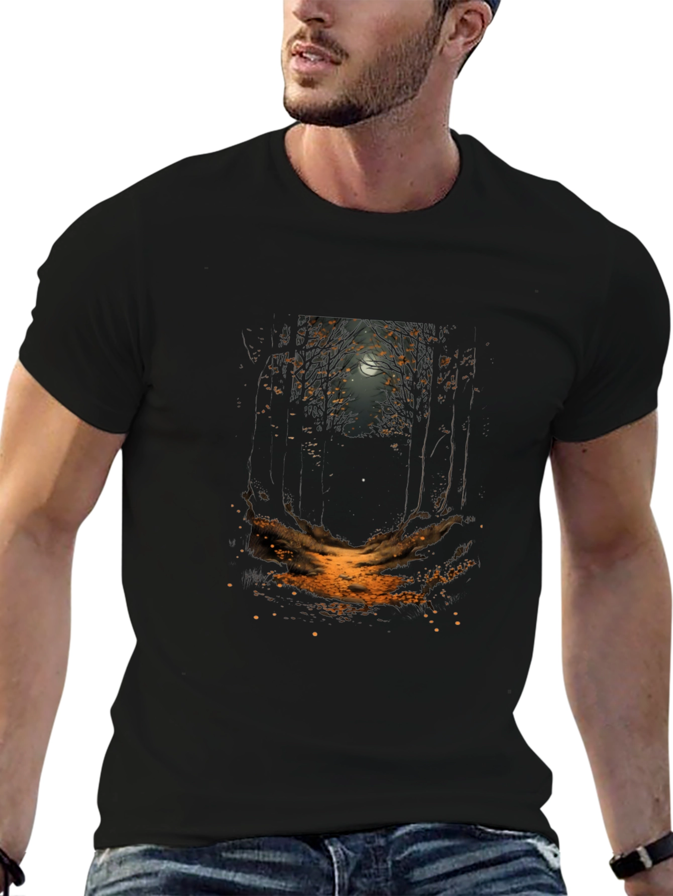 Moonlit Forest Graphic Tee