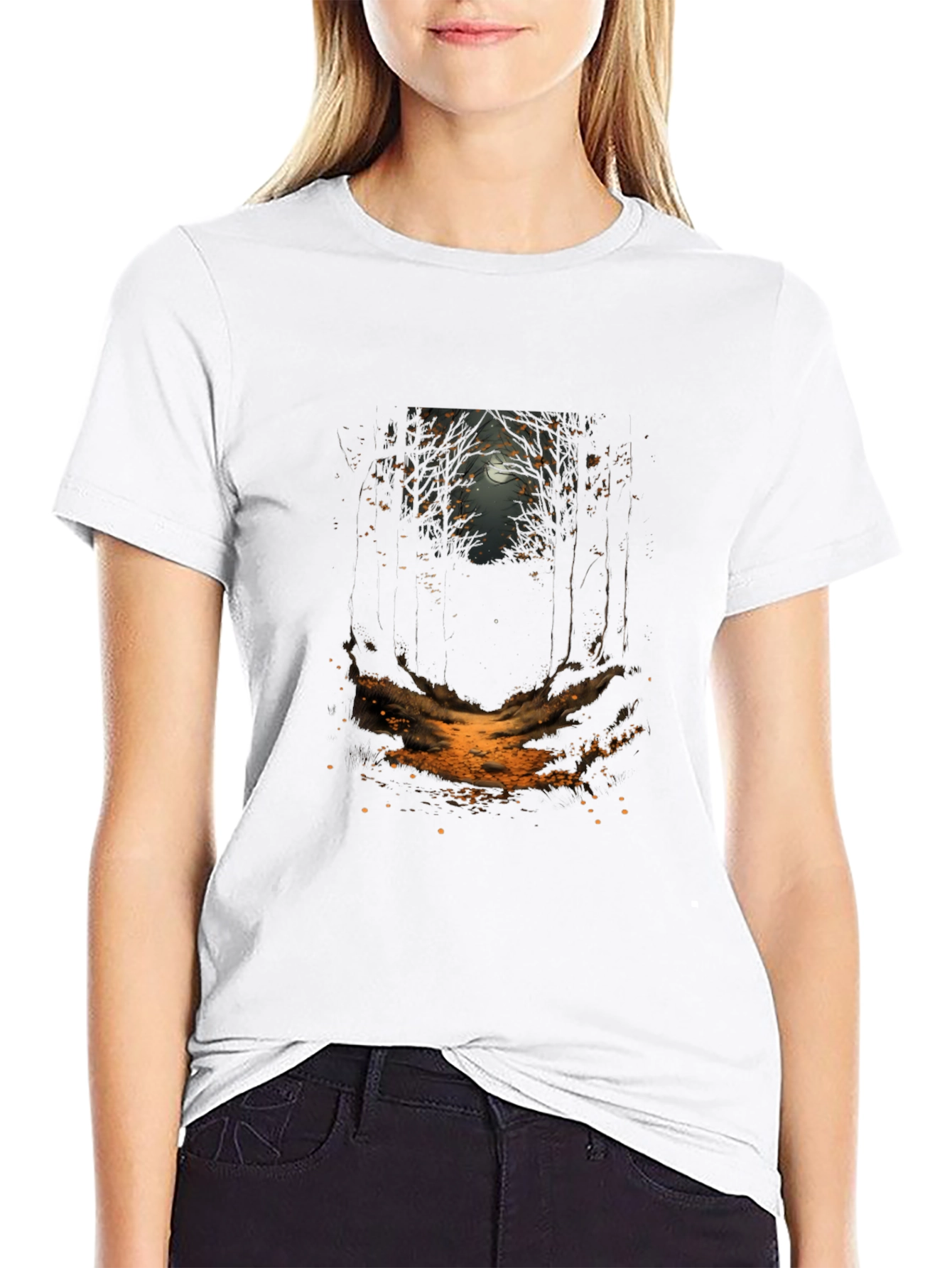 Moonlit Forest Graphic Tee