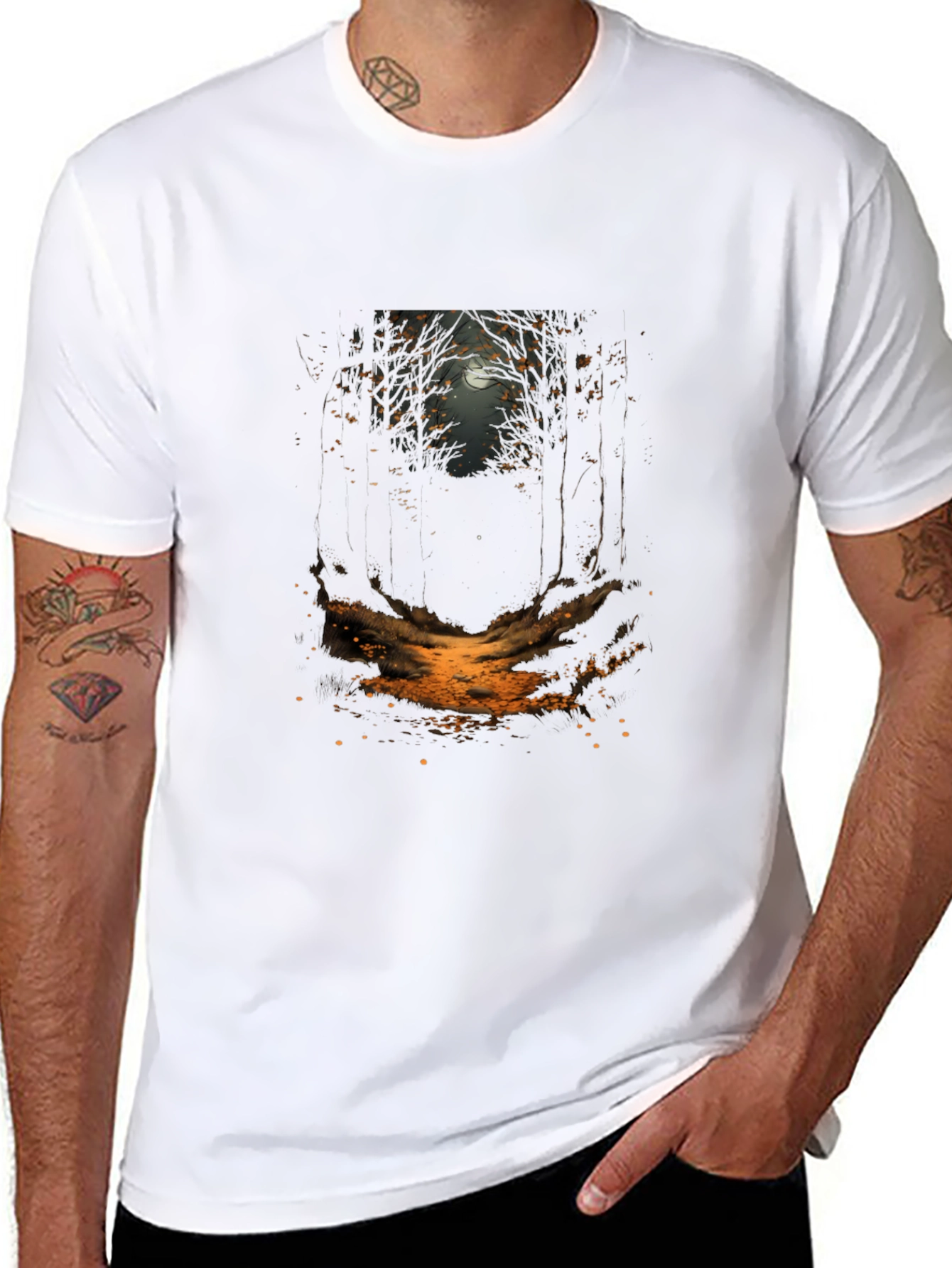 Moonlit Forest Graphic Tee