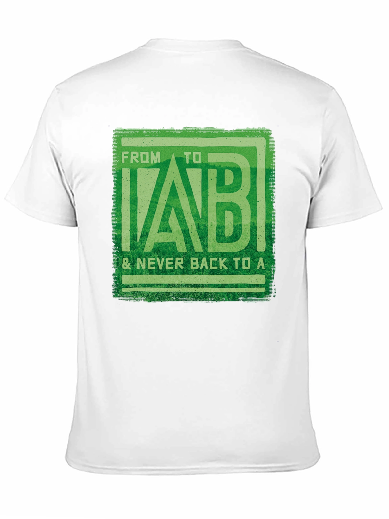 From B to LAB Mens Black T-Shirt
