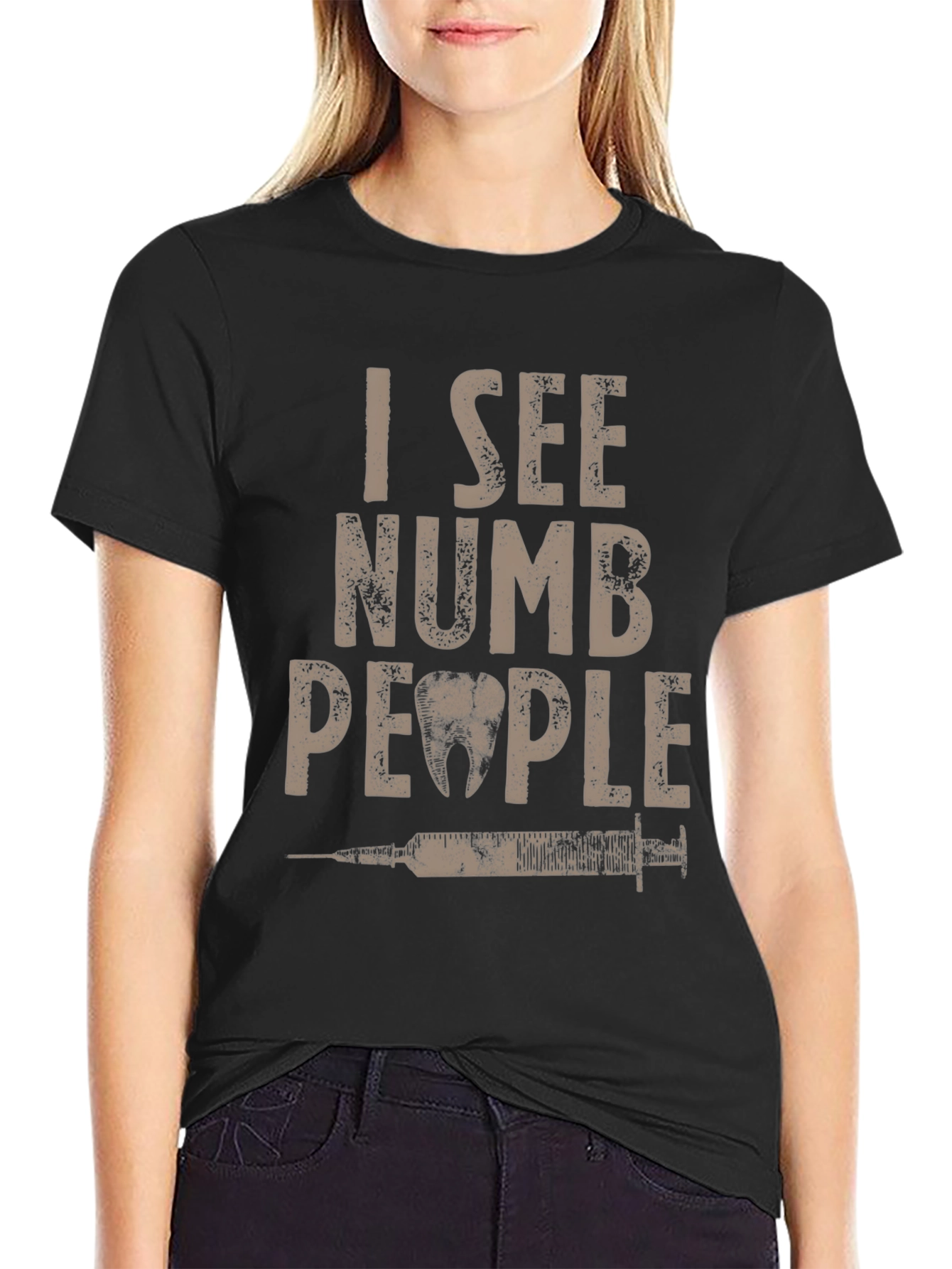 I See Numb People Dentist T-Shirt