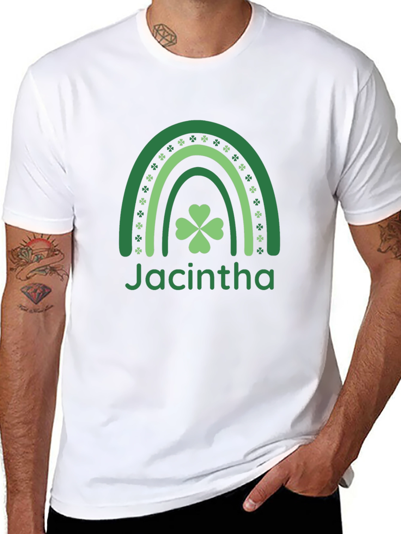 Jacintha St. Patricks Day Rainbow T-Shirt