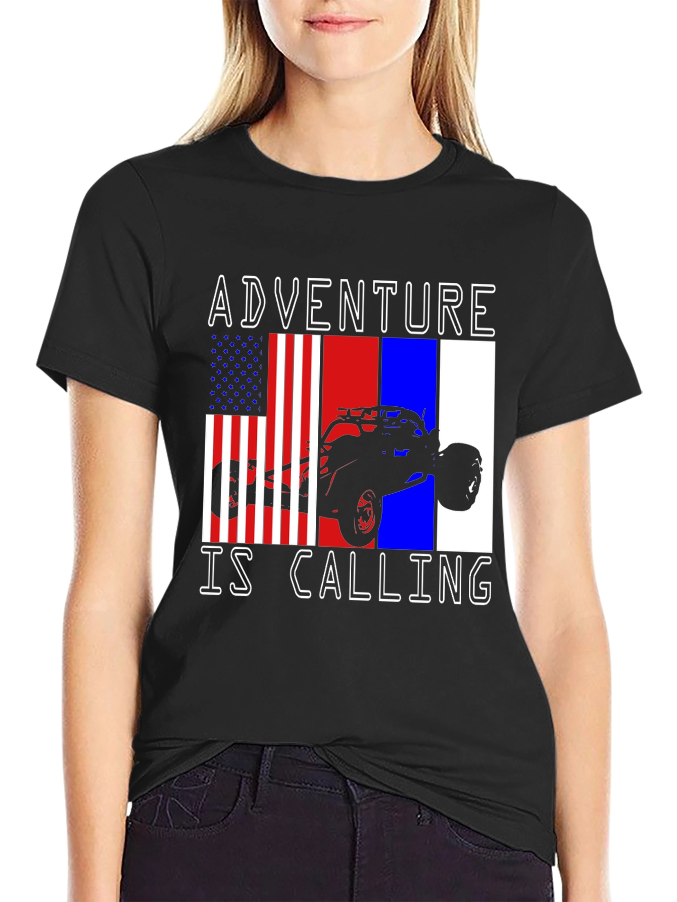 Adventure Is Calling T-Shirt - Off-Road Vehicle Graphic