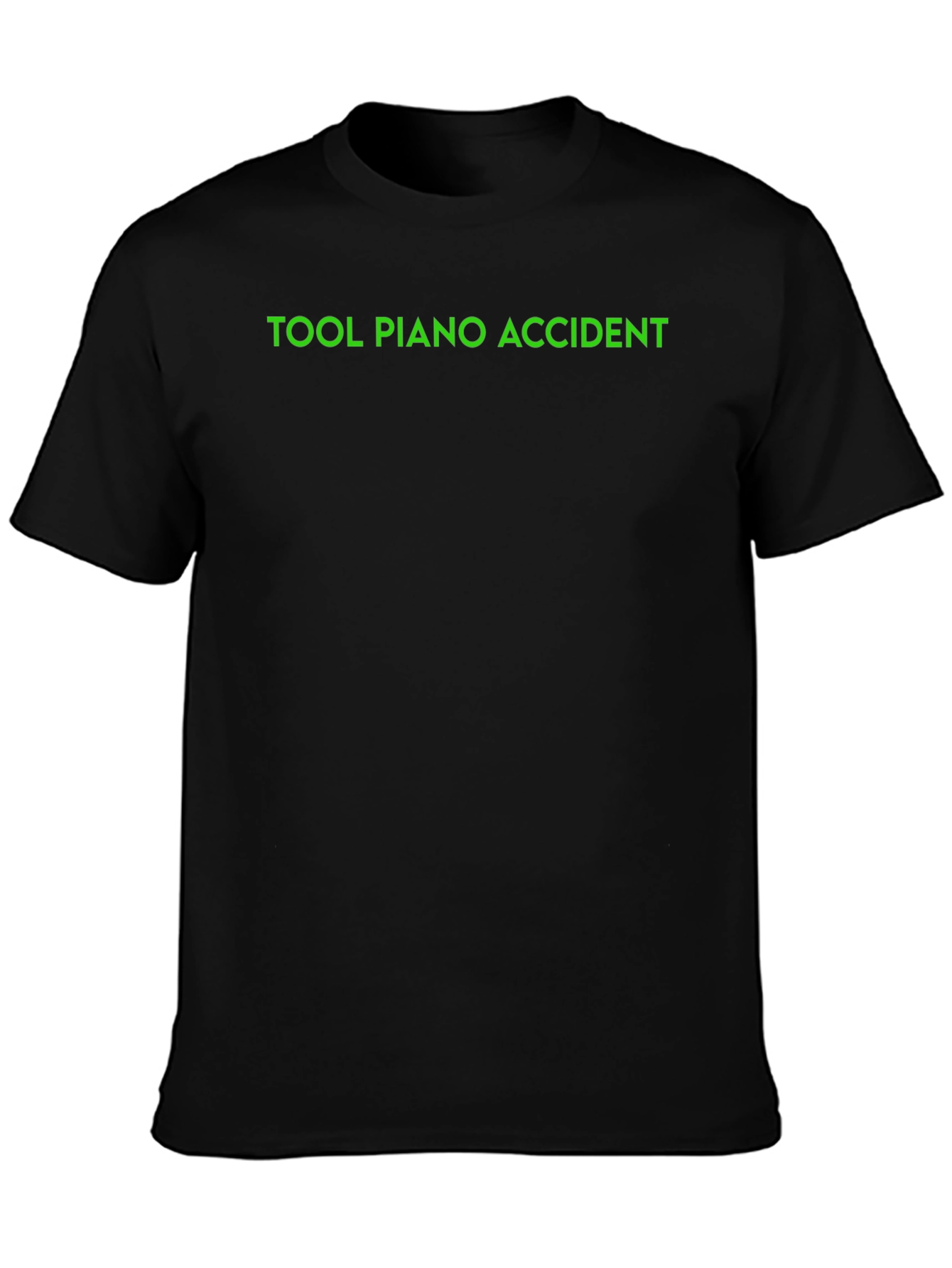 Tool Piano Accident Black T-Shirt