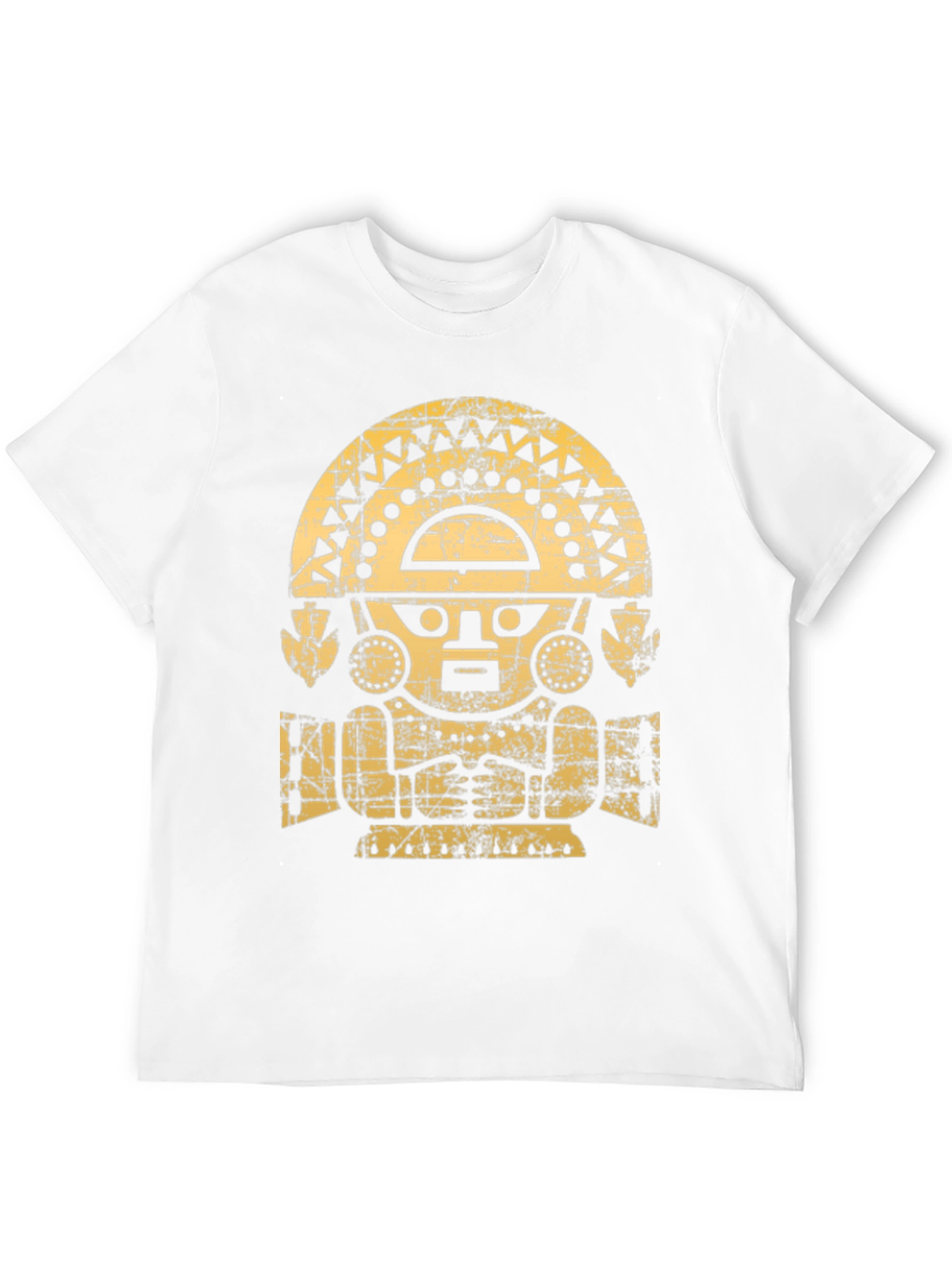 Inca Sun God Graphic T-Shirt - Black