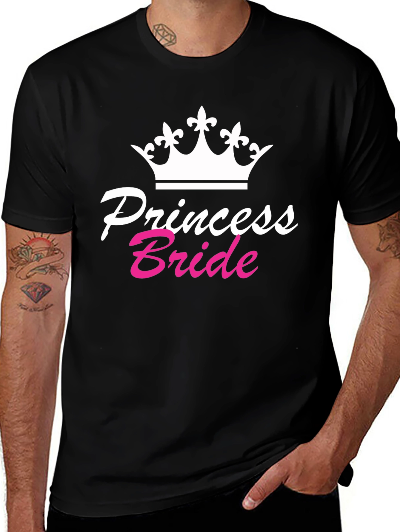 Princess Bride T-Shirt Black Crew Neck