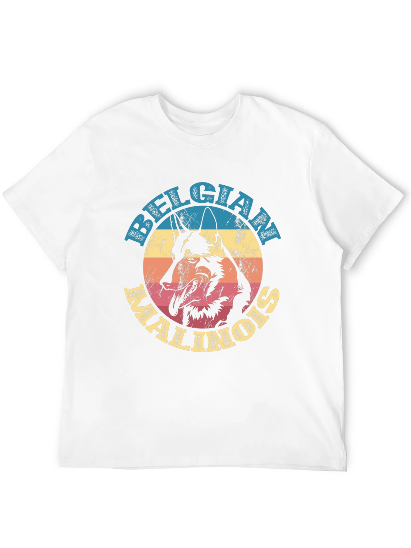 Belgian Malinois Dog Graphic Tee - Unisex Black T-Shirt