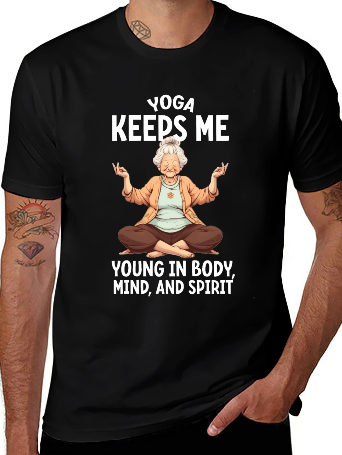 Yoga Keeps Me Young T-Shirt - Unisex Fit