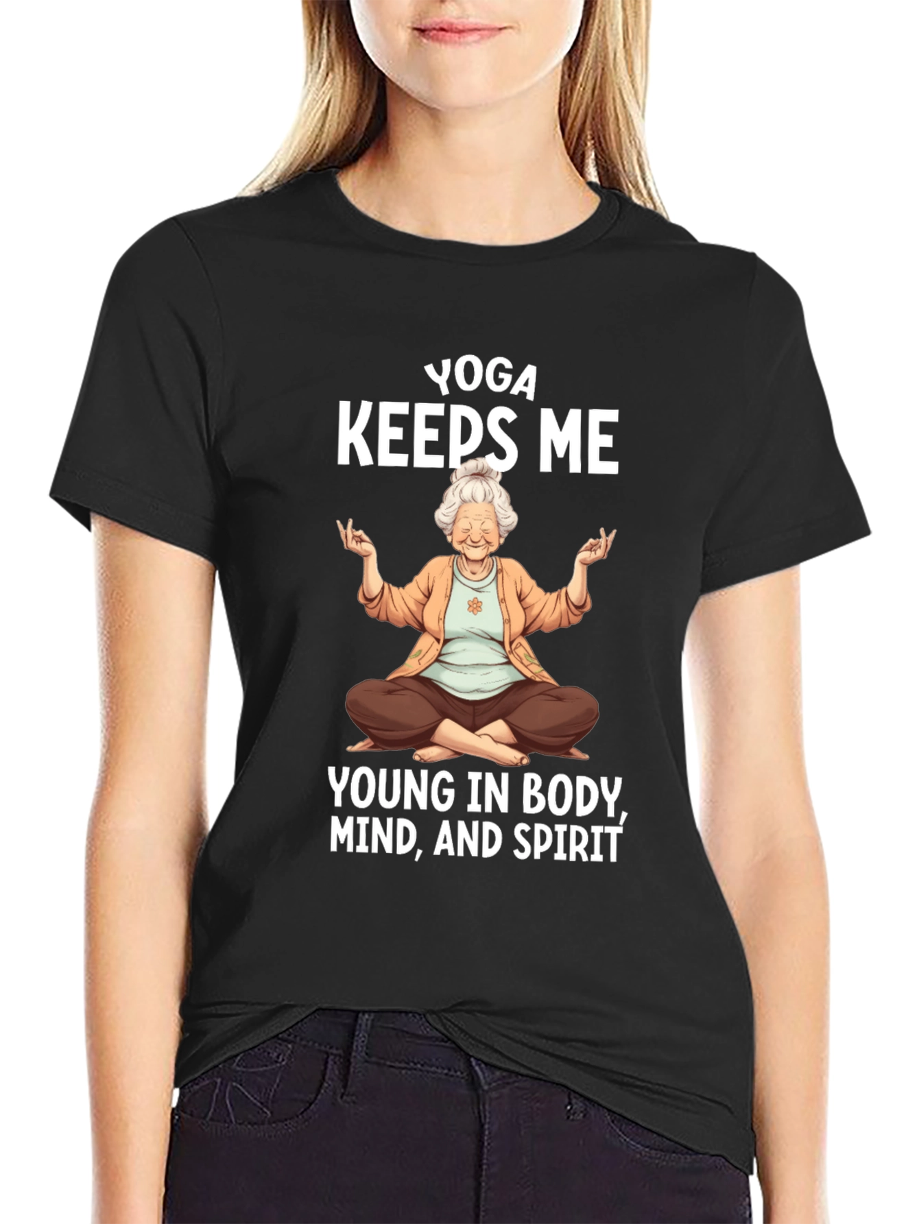Yoga Keeps Me Young T-Shirt - Unisex Fit