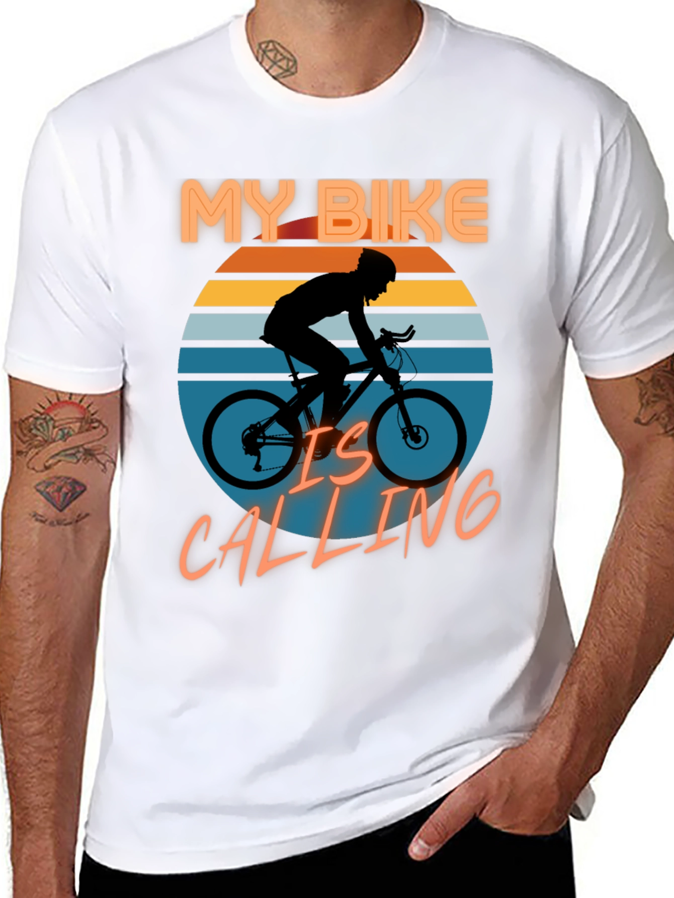 My Bike is Calling Graphic T-Shirt