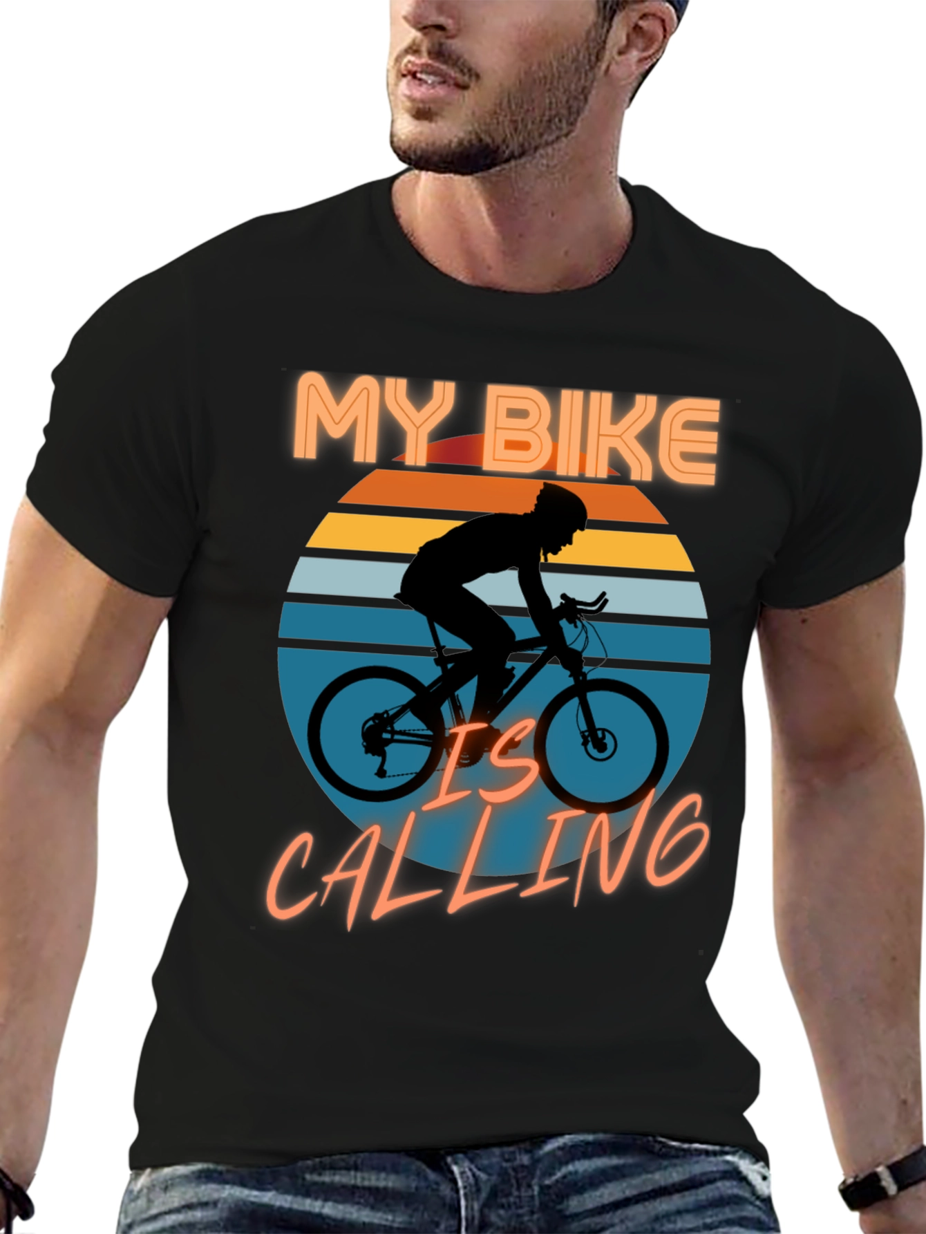 My Bike is Calling Graphic T-Shirt