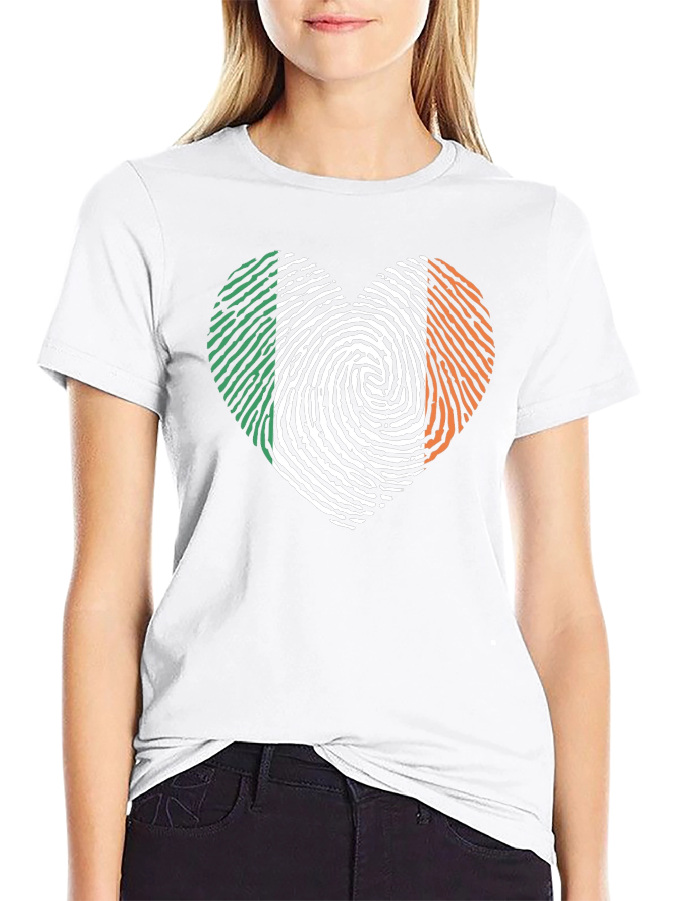 Irish Fingerprint Heart T-Shirt
