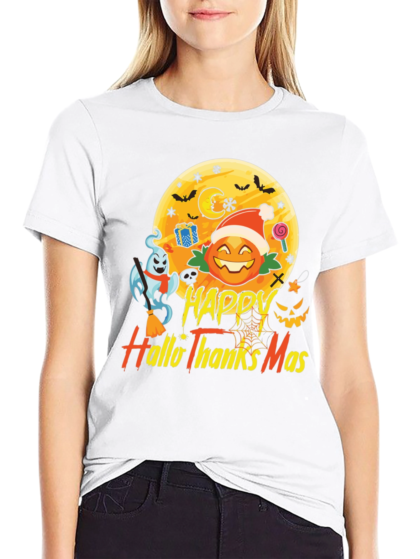 Happy HalloThanksMas T-Shirt