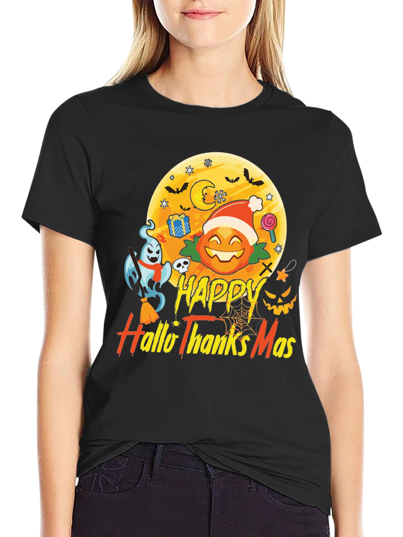 Happy HalloThanksMas T-Shirt