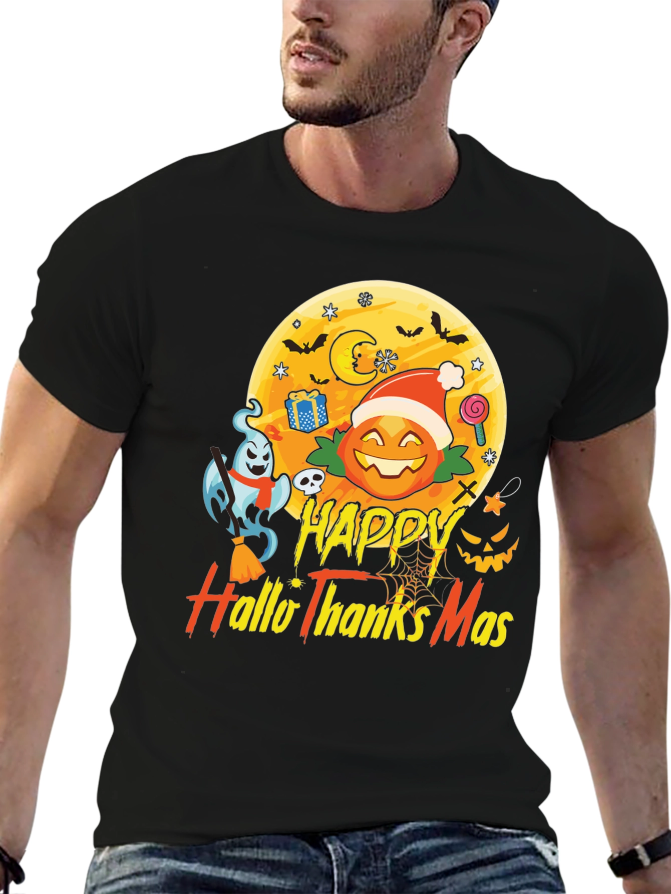 Happy HalloThanksMas T-Shirt